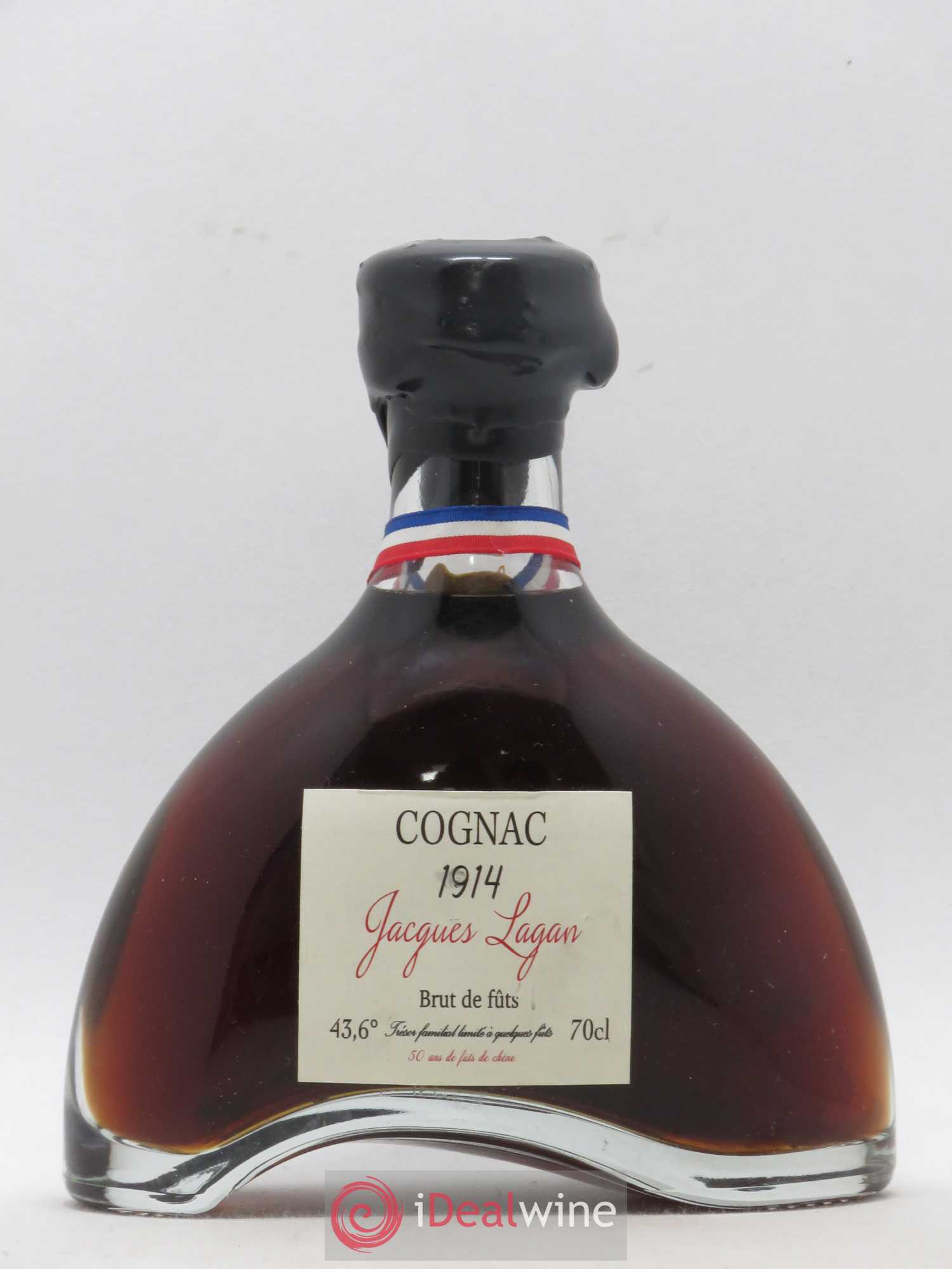 Cognac Jacques Lagan Brut de Fûts 1914 - Posten von 1 Flasche - 0