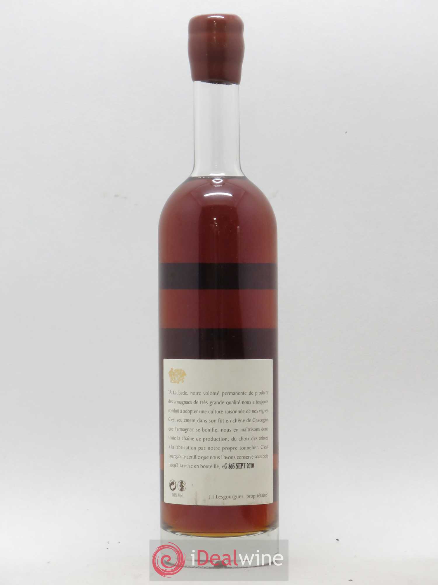 Armagnac Laubade 50CL 1961 - Posten von 1 Flasche - 1