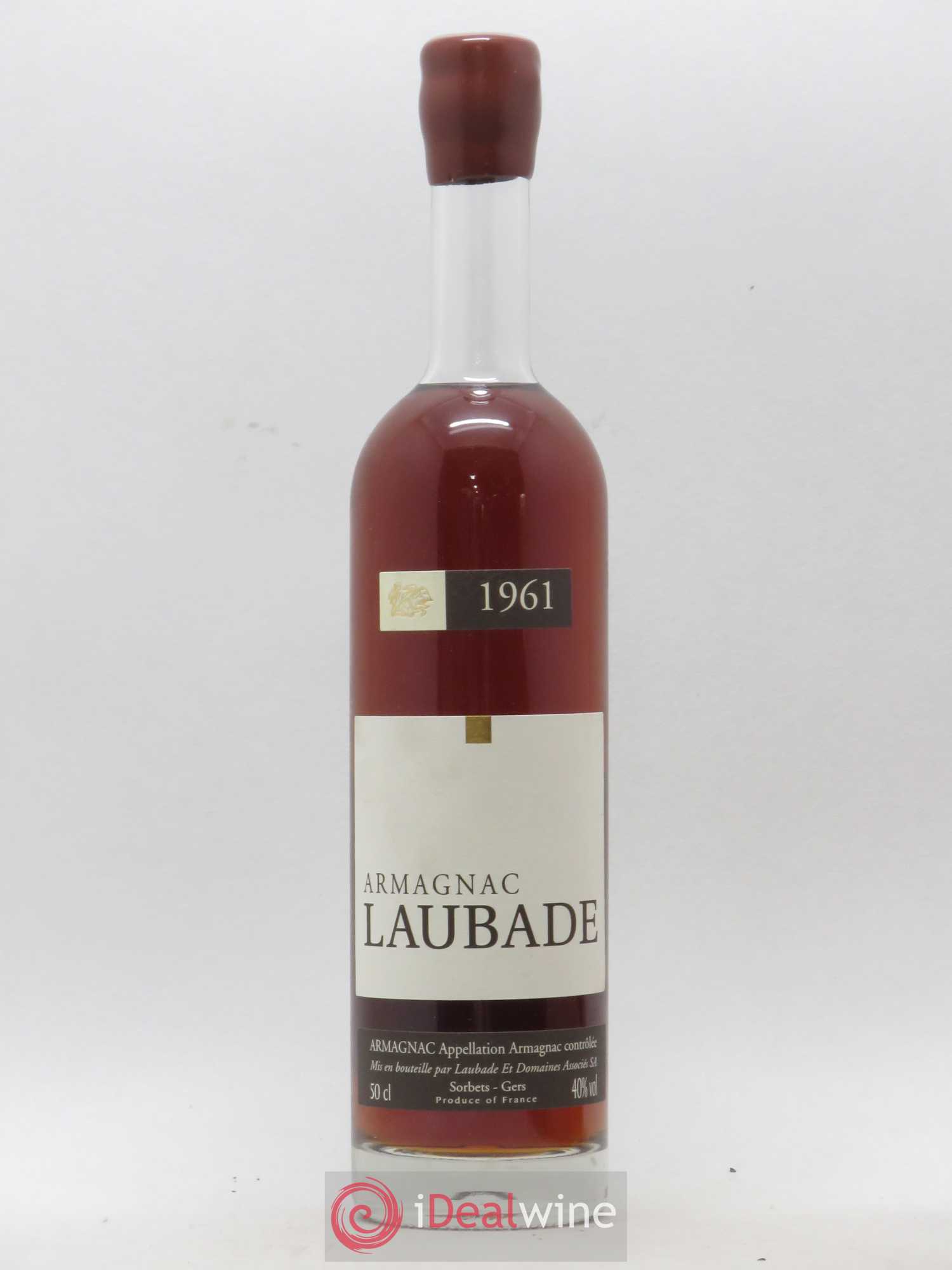 Armagnac Laubade 50CL 1961 - Posten von 1 Flasche - 0