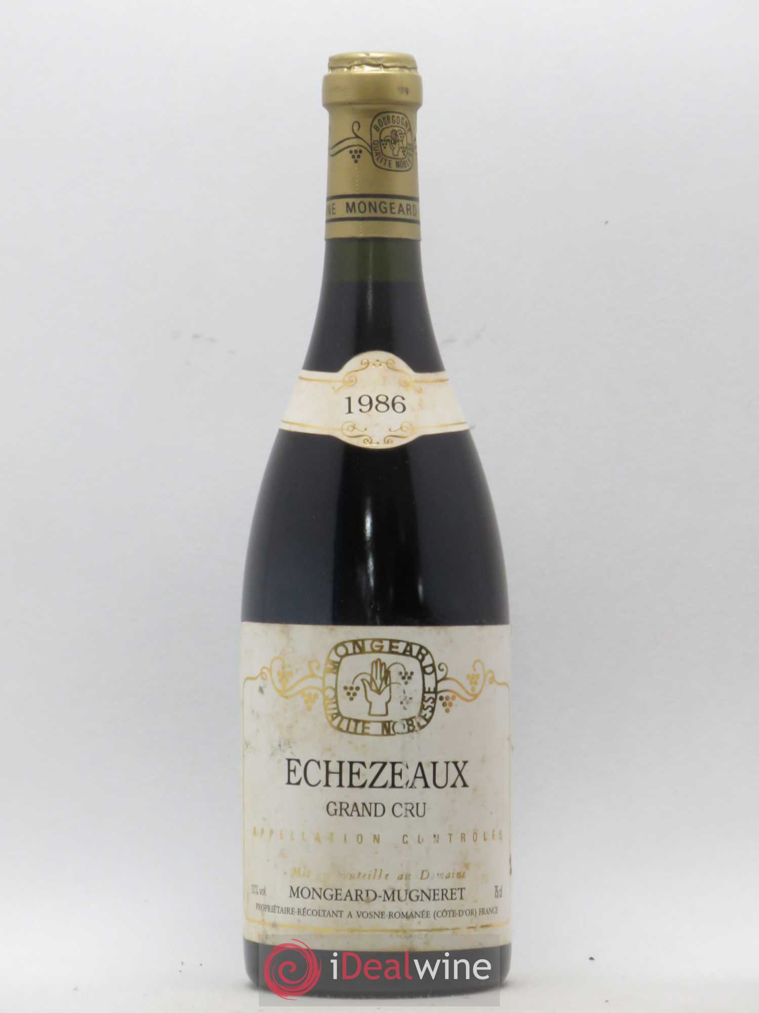 Echezeaux Grand Cru Mongeard-Mugneret (Domaine) 1986 - Lot de 1 bouteille - 0