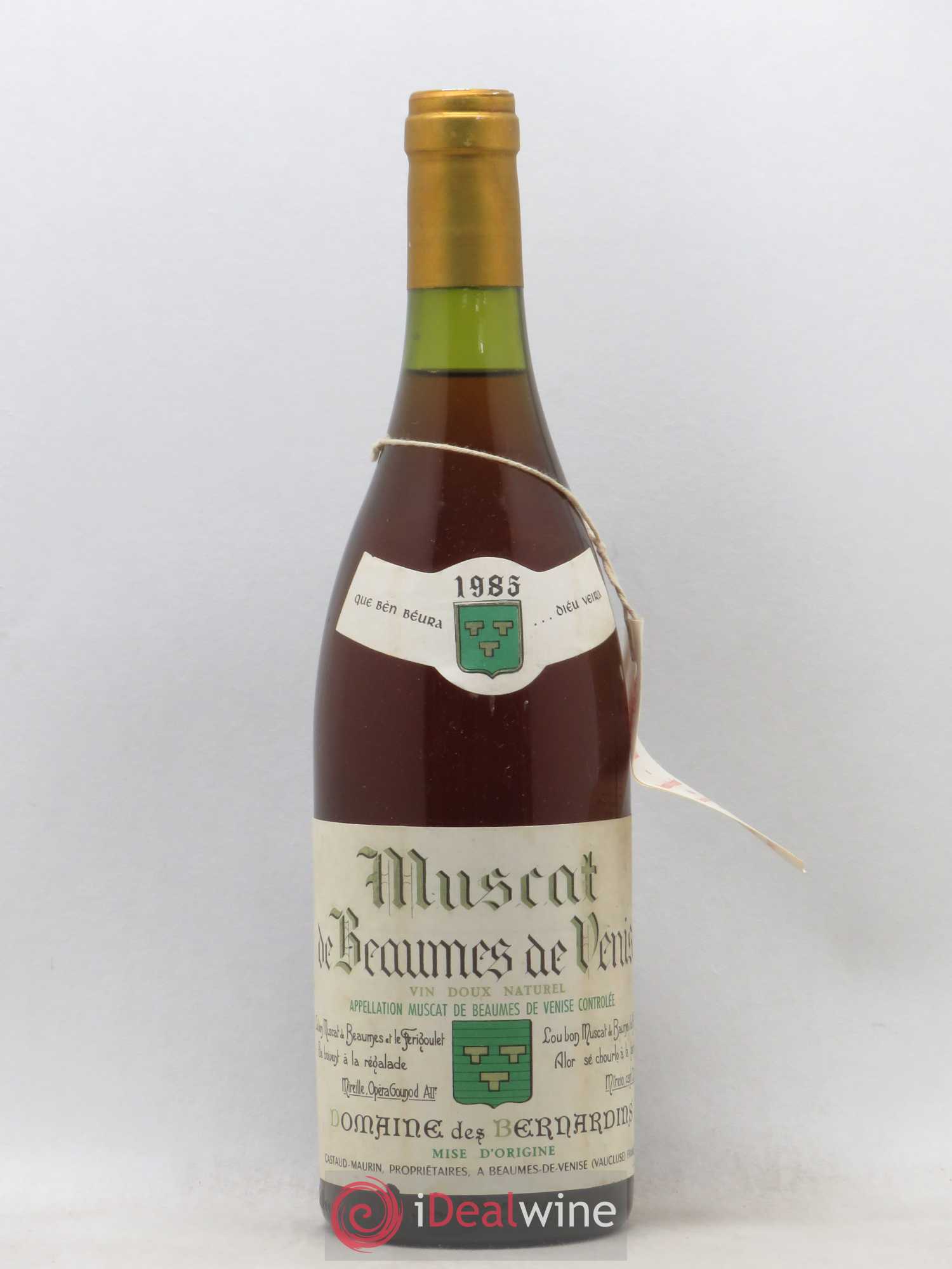 Muscat de Beaumes de Venise des Bernardins (Domaine) 1985 - Lotto di 1 bottiglia - 0