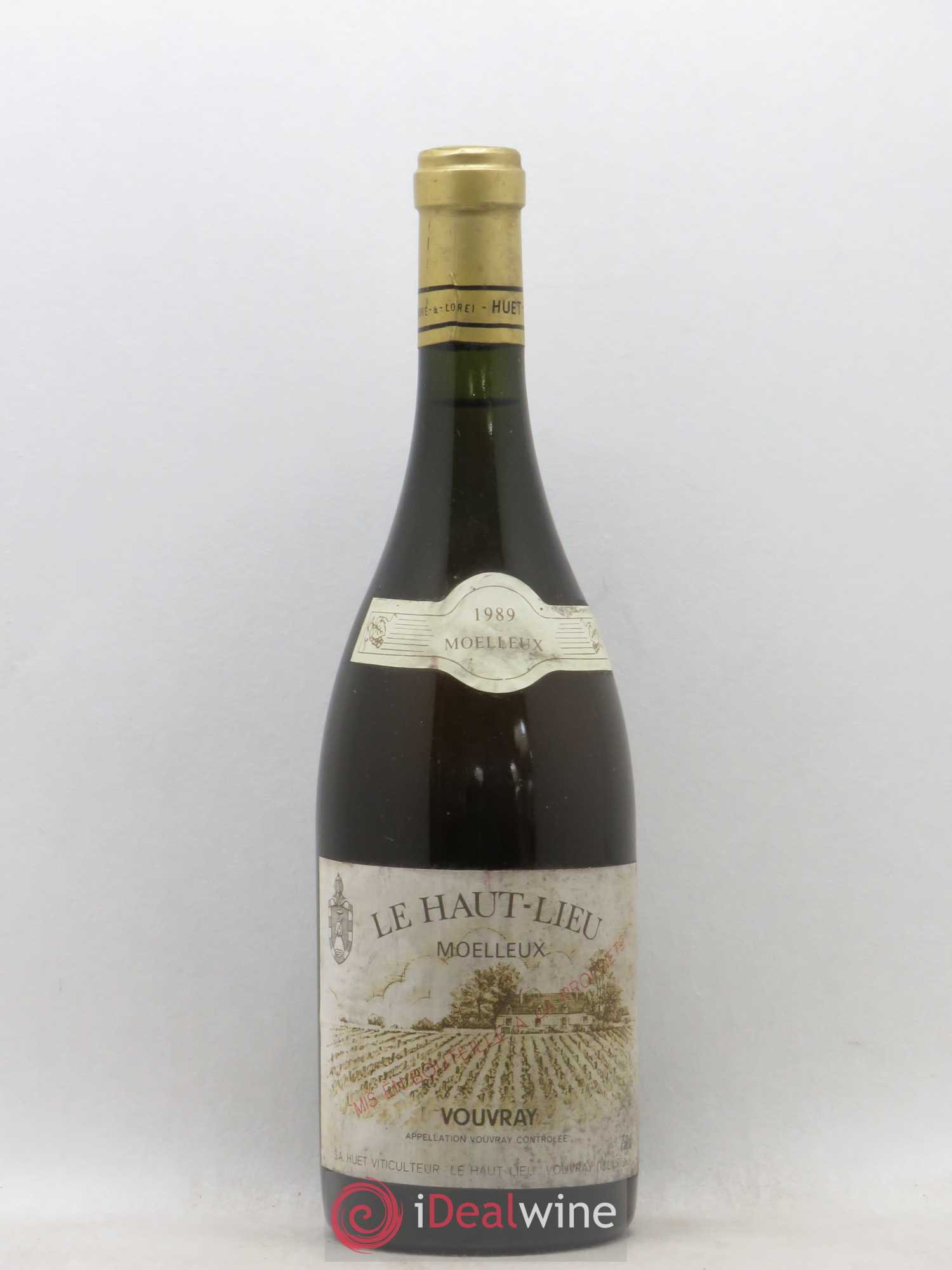 Vouvray Le Haut-Lieu Moelleux Domaine Huet 1989 - Lotto di 1 bottiglia - 0