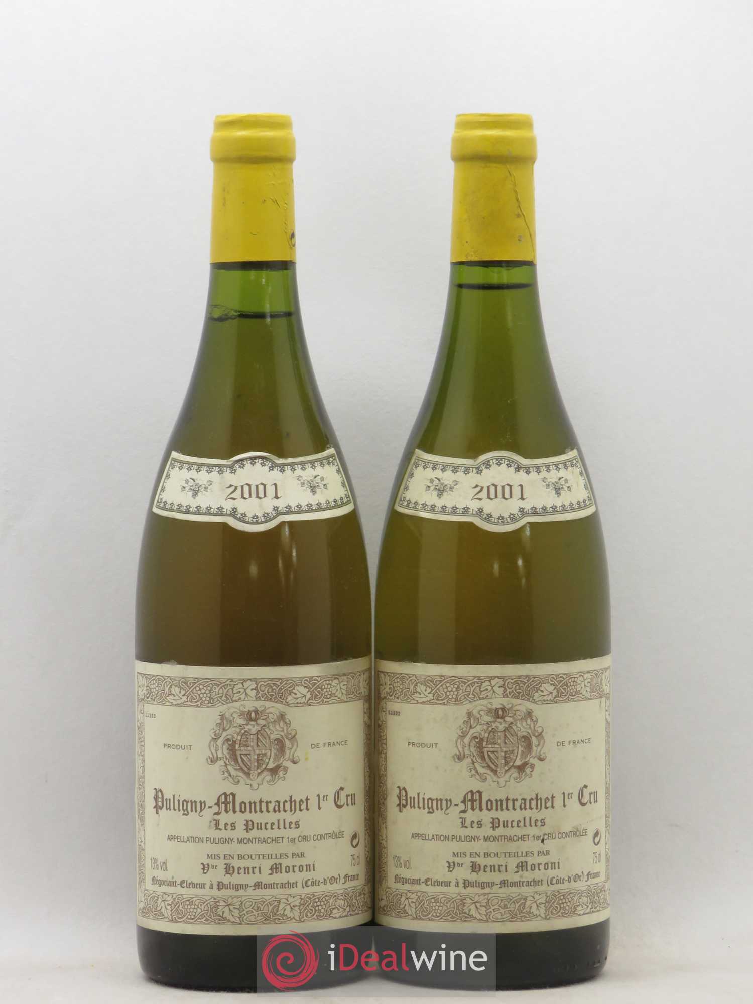 Puligny-Montrachet 1er Cru Les Pucelles Moroni 2001 - Posten von 2 Flaschen - 0