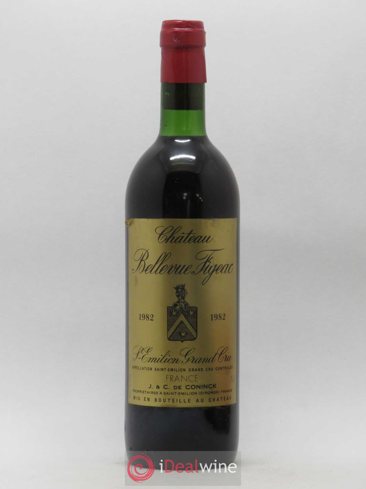Saint-Émilion Grand Cru Château Bellevue Figeac 1982 - Lot de 1 bouteille - 0