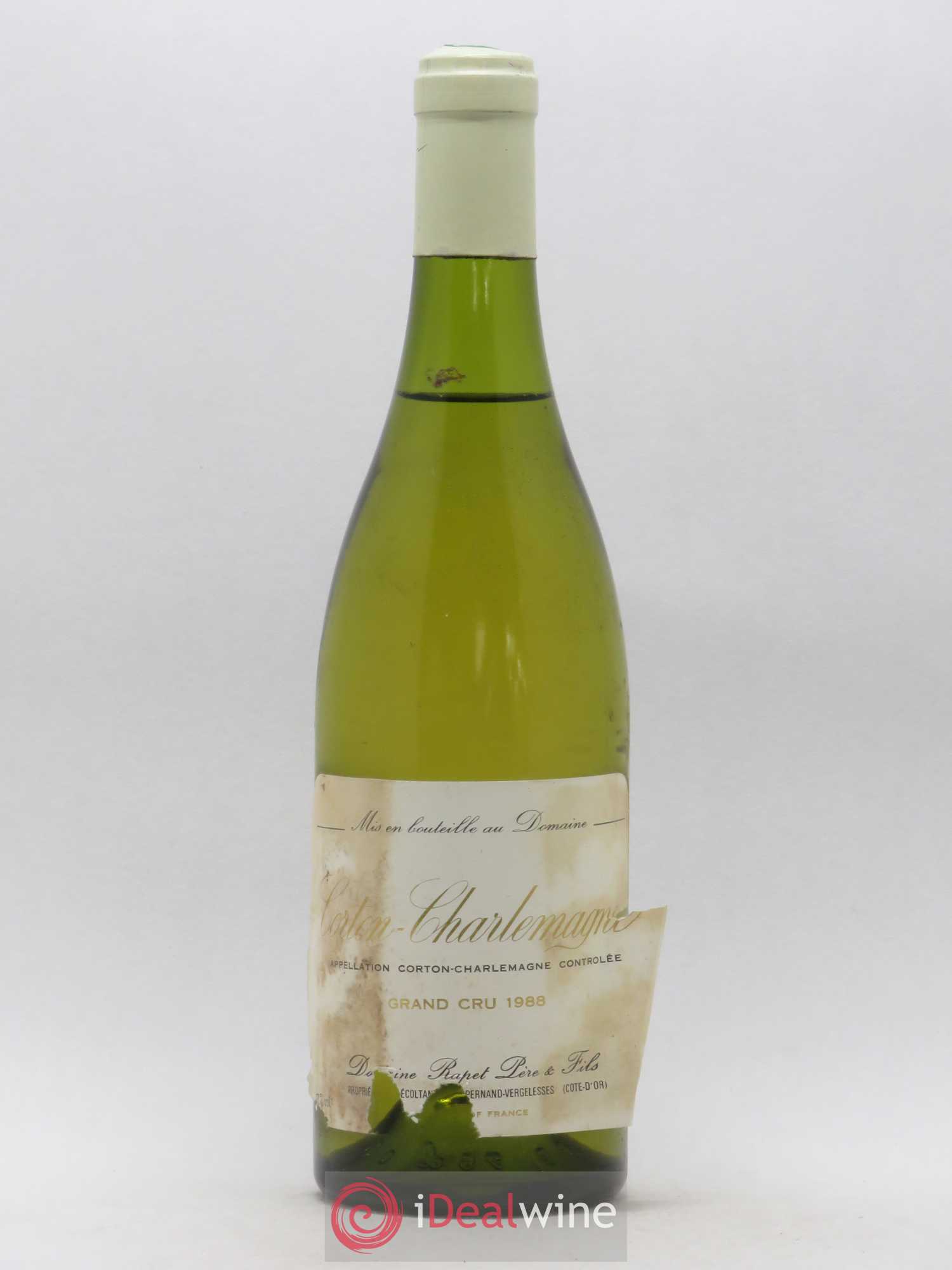 Corton-Charlemagne Grand Cru Rapet Père & Fils 1988 - Lot de 1 bouteille - 0