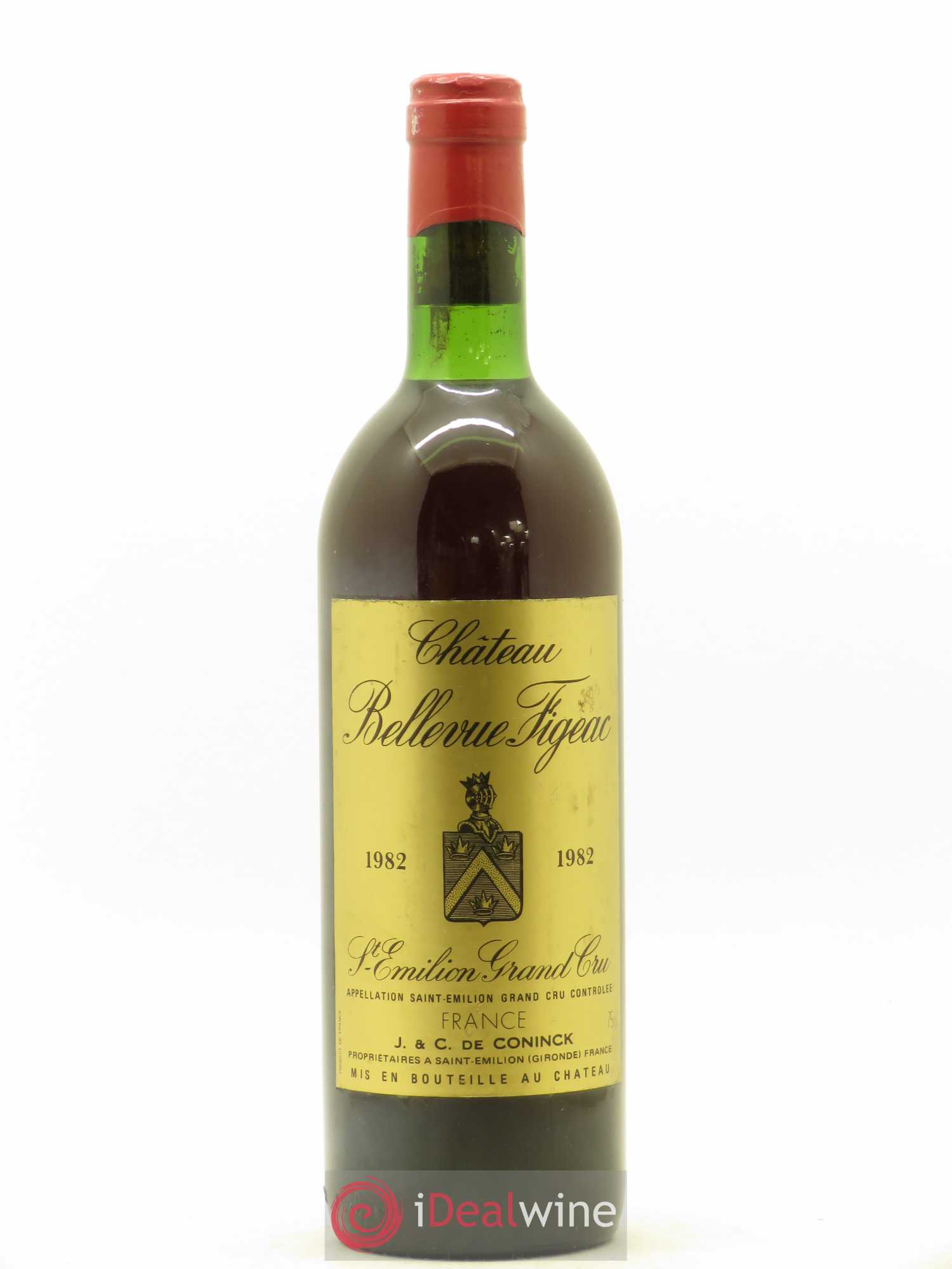 Saint-Émilion Grand Cru Château Bellevue Figeac 1982 - Lot de 1 bouteille - 0