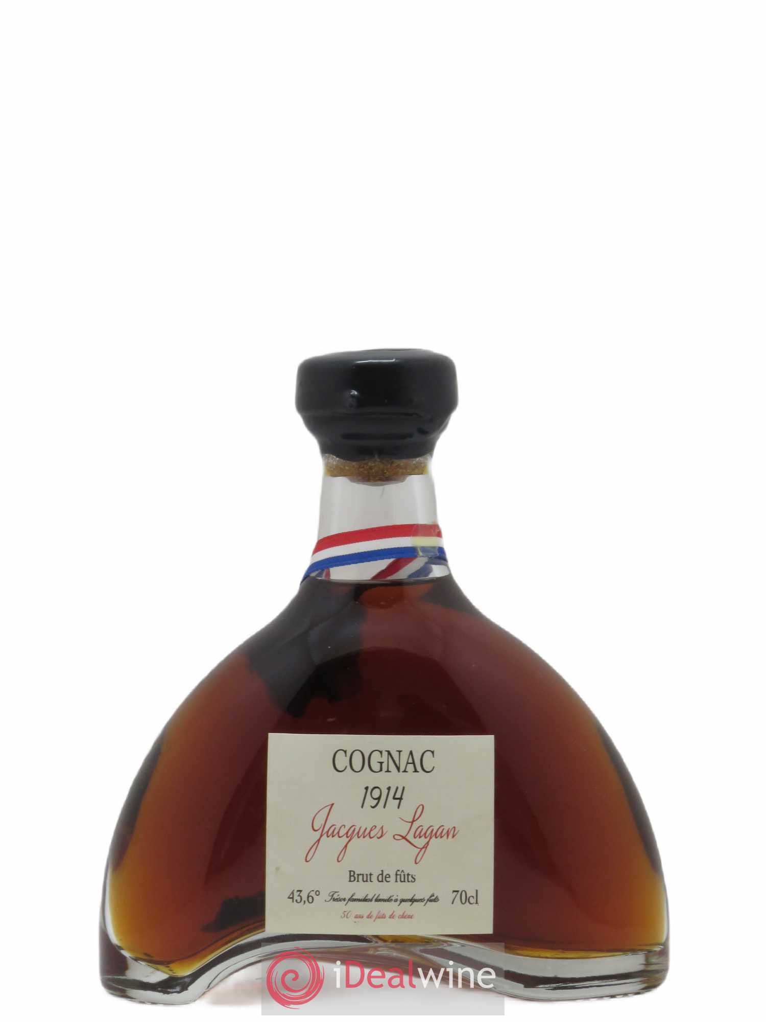 Cognac Jacques Lagan Brut de Fûts 50 ans de fut 1914 - Posten von 1 Flasche - 0