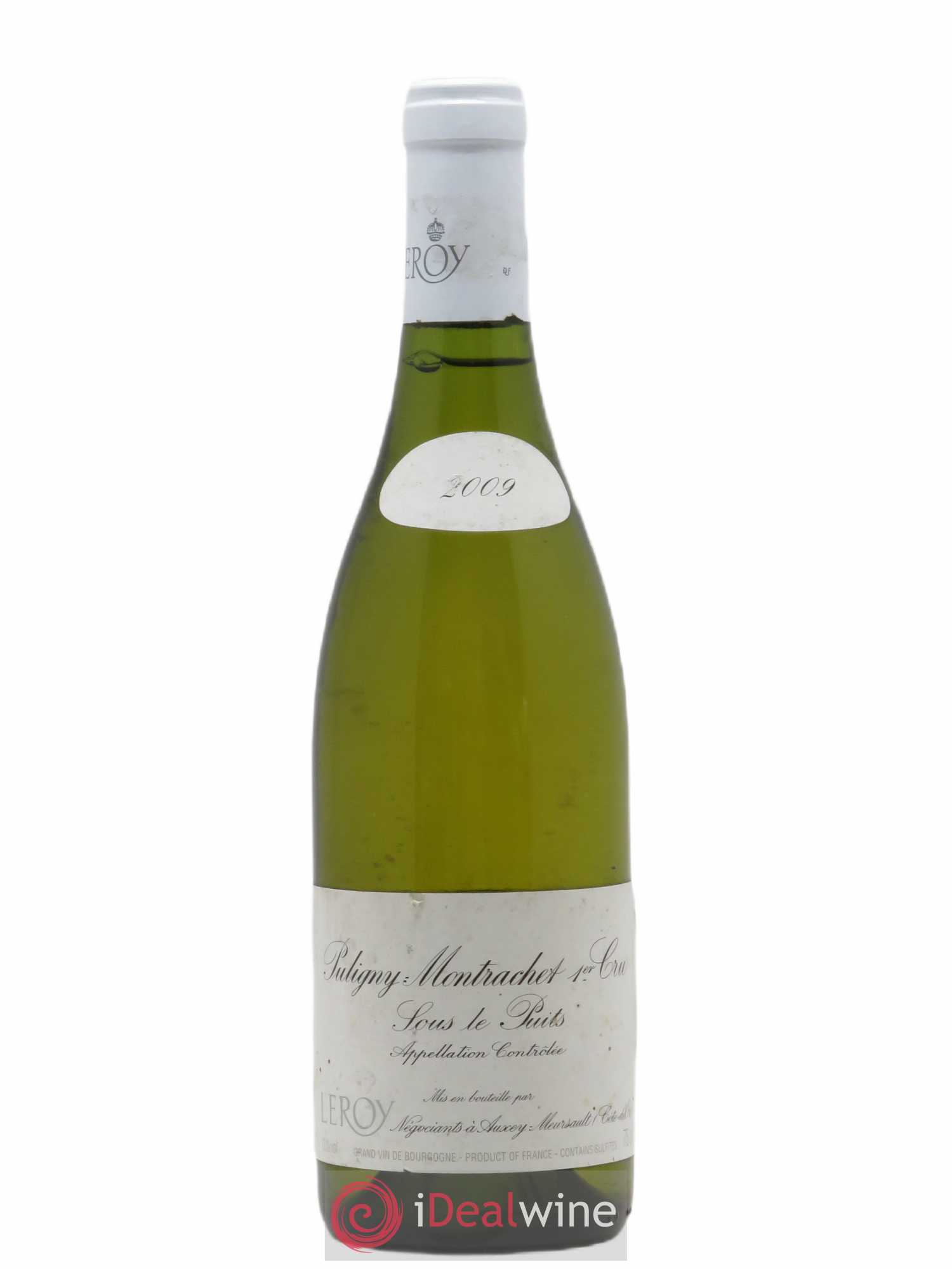 Puligny-Montrachet 1er Cru Sous le Puits Leroy SA 2009 - Lot de 1 bouteille - 0