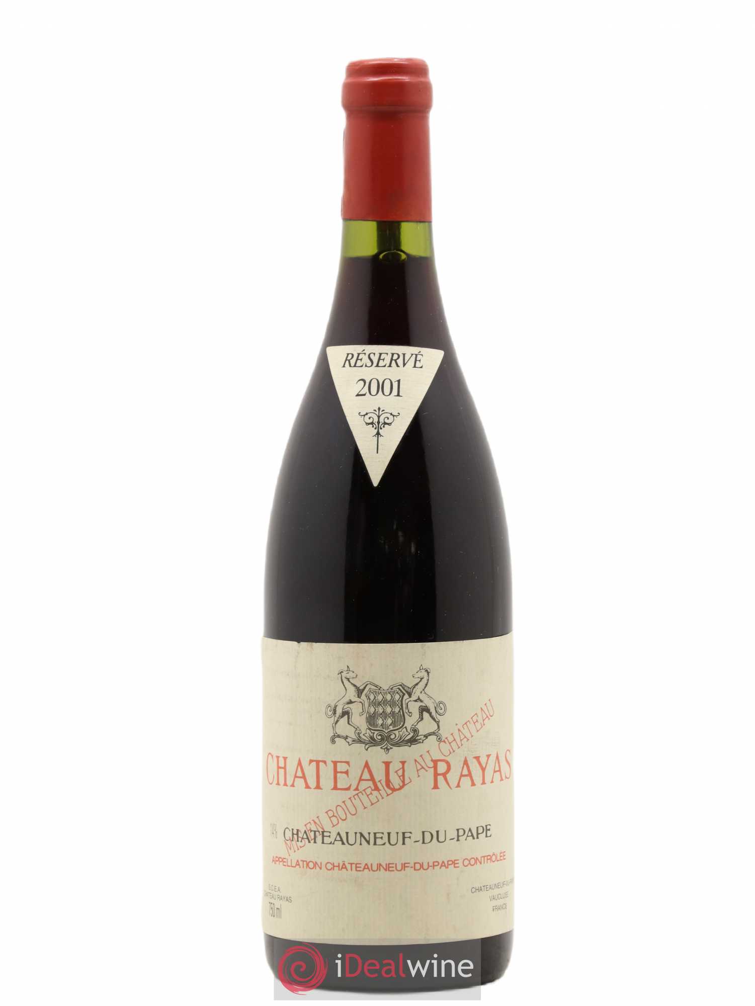 Châteauneuf-du-Pape Château Rayas Emmanuel Reynaud 2001 - Lot de 1 bouteille - 0