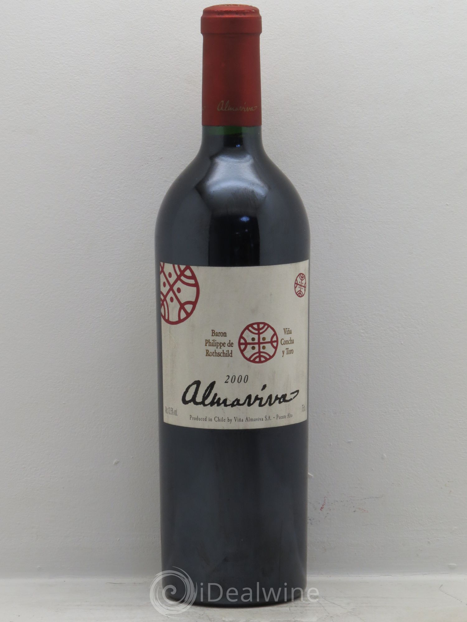 Chili Almaviva Baron P. de Rothschild Concha y Toro 2000 - Lot de 1 bouteille - 0