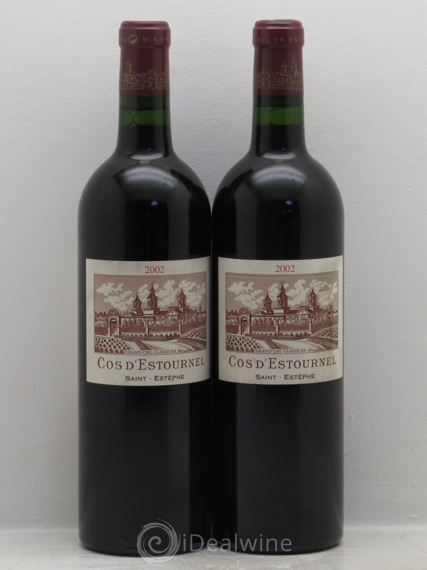 Cos d'Estournel 2ème Grand Cru Classé 2002 - Lot de 2 bouteilles - 0