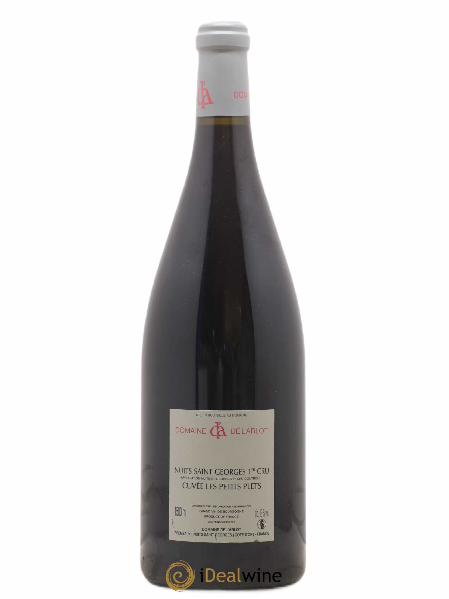 Nuits-Saint-Georges 1er Cru Les Petits Plets Domaine de l'Arlot 2010 - Lot de 1 magnum - 1