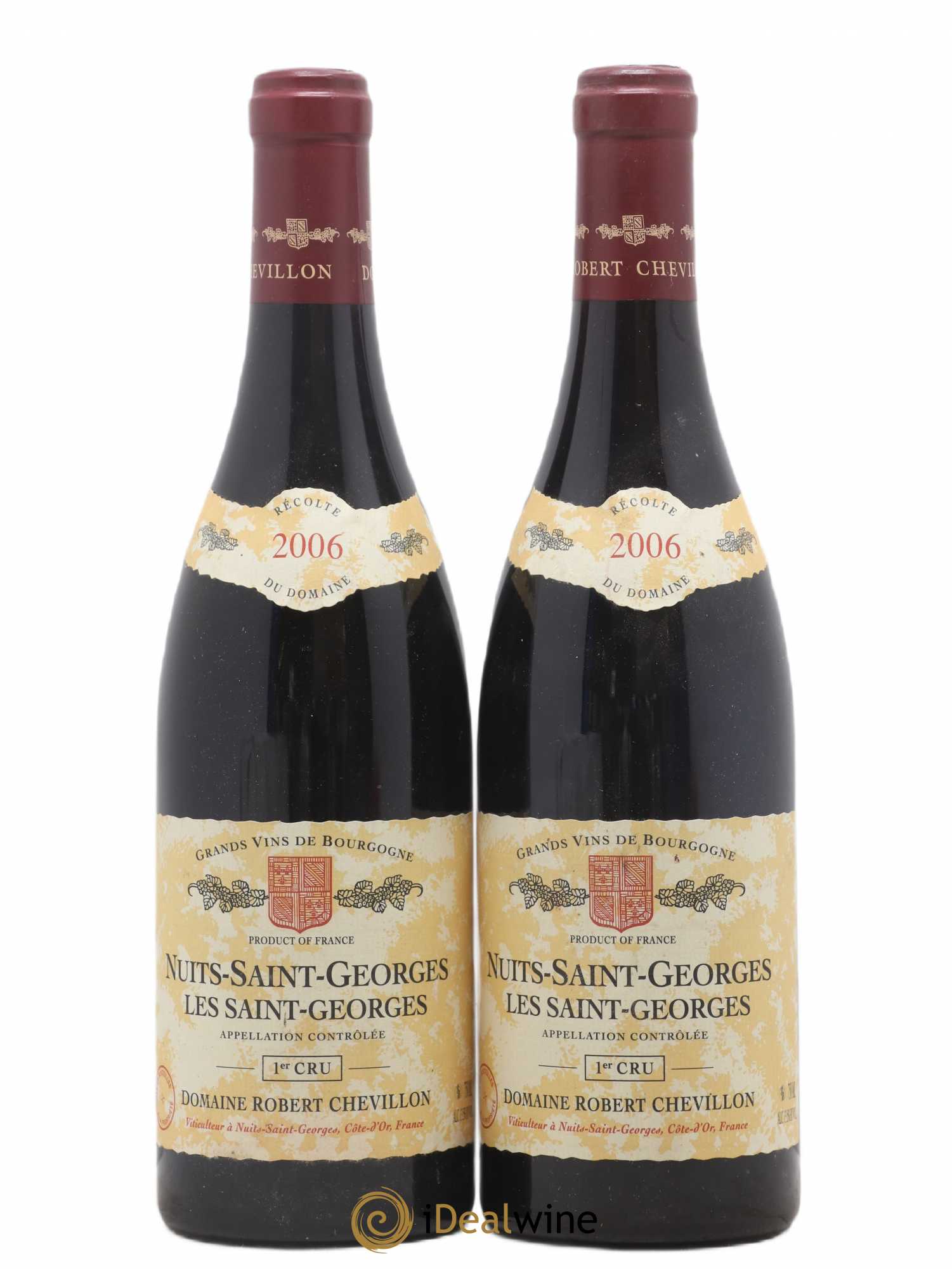 Nuits-Saint-Georges 1er Cru Les Saint Georges Robert Chevillon 2006 - Lot de 2 bouteilles - 0