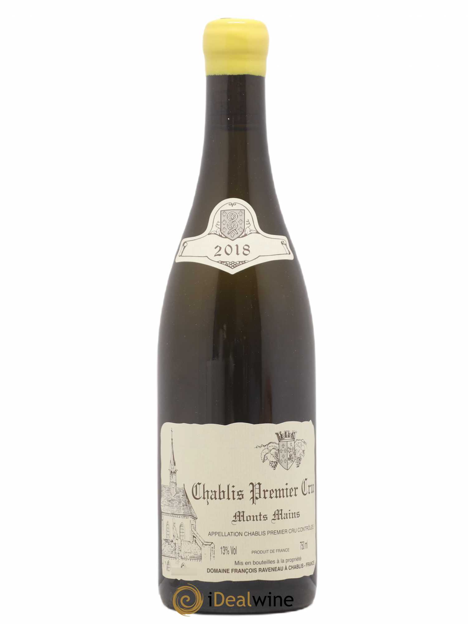 Chablis 1er Cru Monts Mains Raveneau (Domaine) 2018 - Lot de 1 bouteille - 0