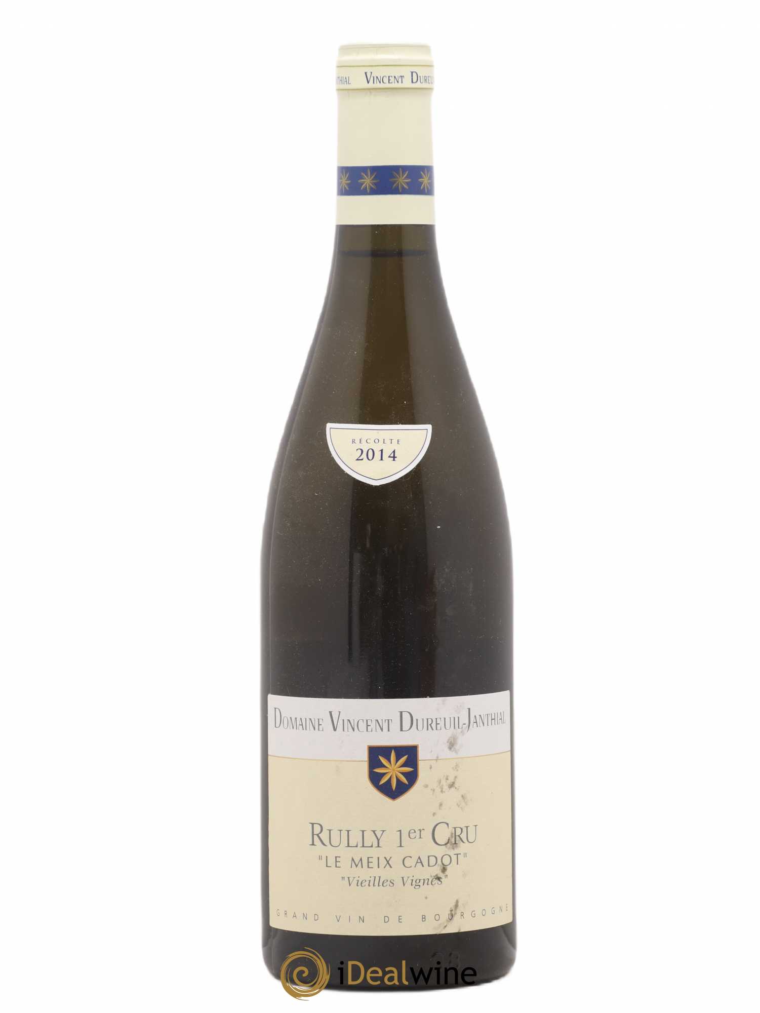 Rully 1er Cru Le Meix Cadot Vieilles Vignes Vincent Dureuil-Janthial 2014 - Posten von 1 Flasche - 0