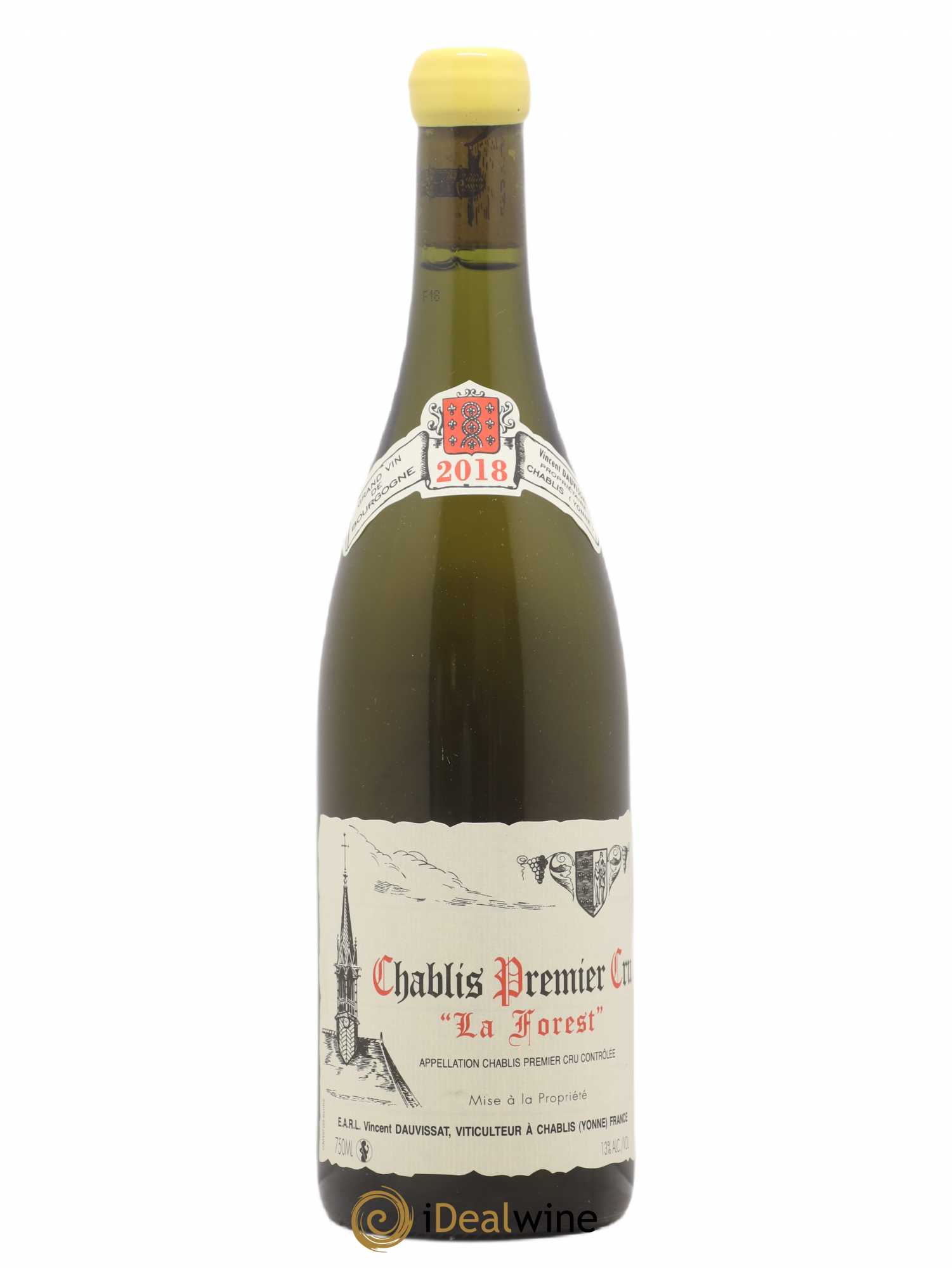 Chablis 1er Cru La Forest Vincent Dauvissat (Domaine) 2018 - Lot de 1 bouteille - 0