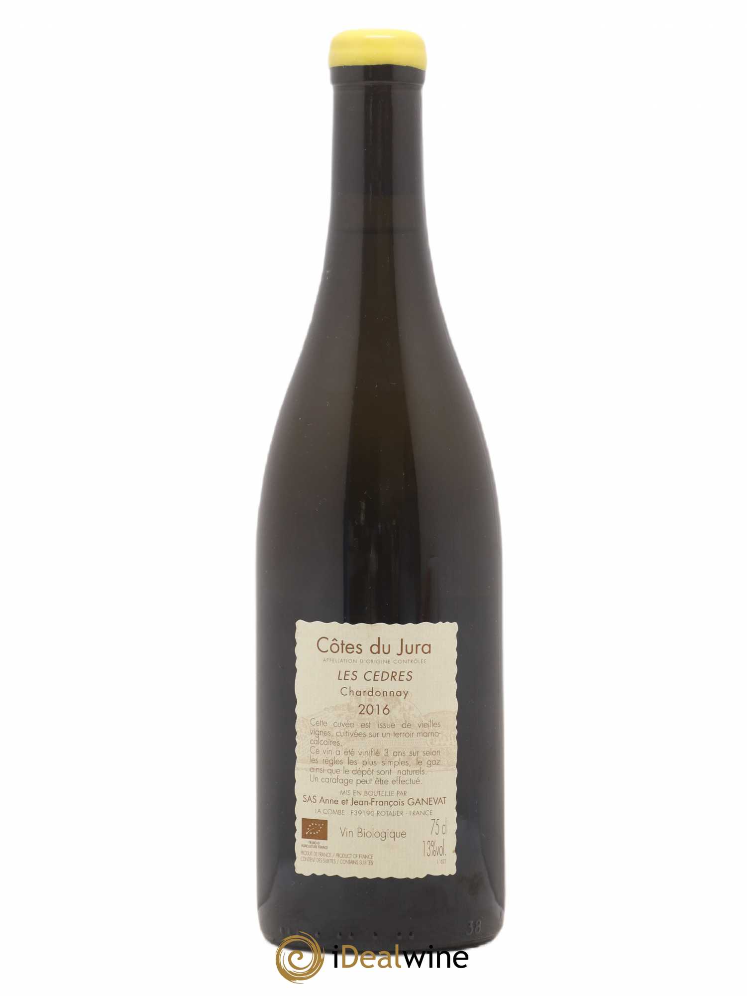 Vin de France (anciennement Côtes du Jura) Les Cèdres Anne et Jean François Ganevat 2016 - Lot de 1 bouteille - 1