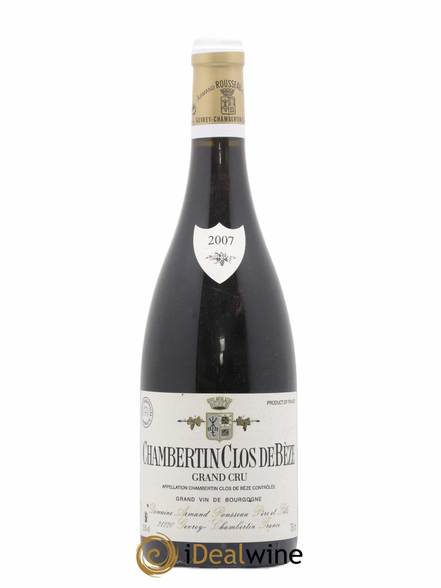 Chambertin Clos de Bèze Grand Cru Armand Rousseau (Domaine) 2007 - Lot de 1 bouteille - 0
