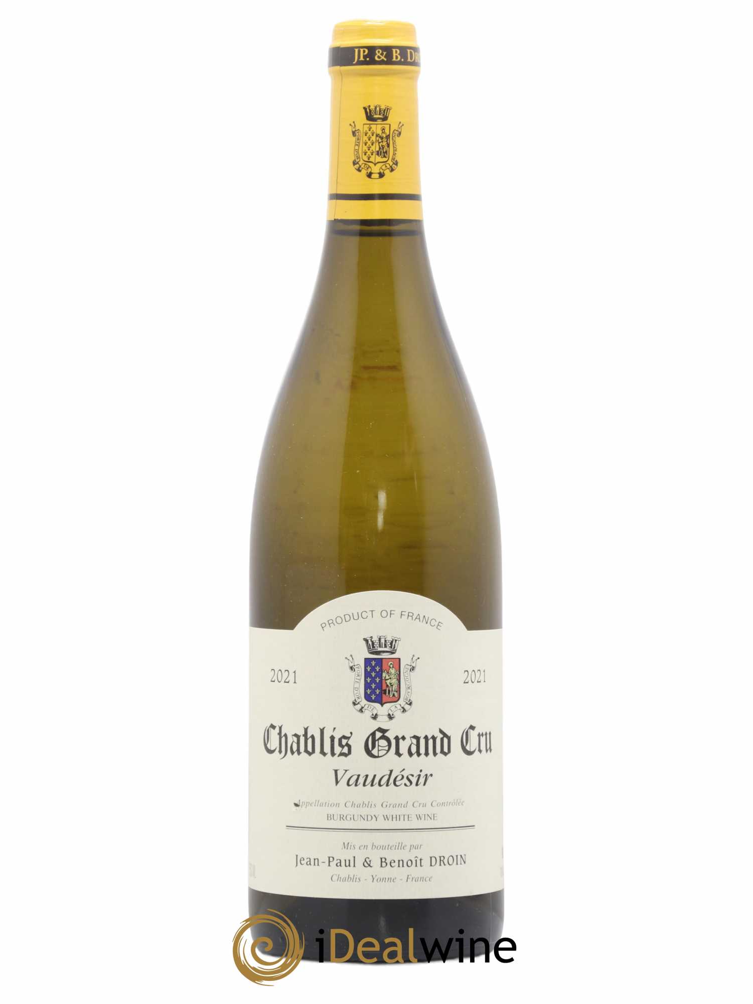 Chablis Grand Cru Vaudésir Jean-Paul & Benoît Droin (Domaine) 2021 - Lot de 1 bouteille - 0