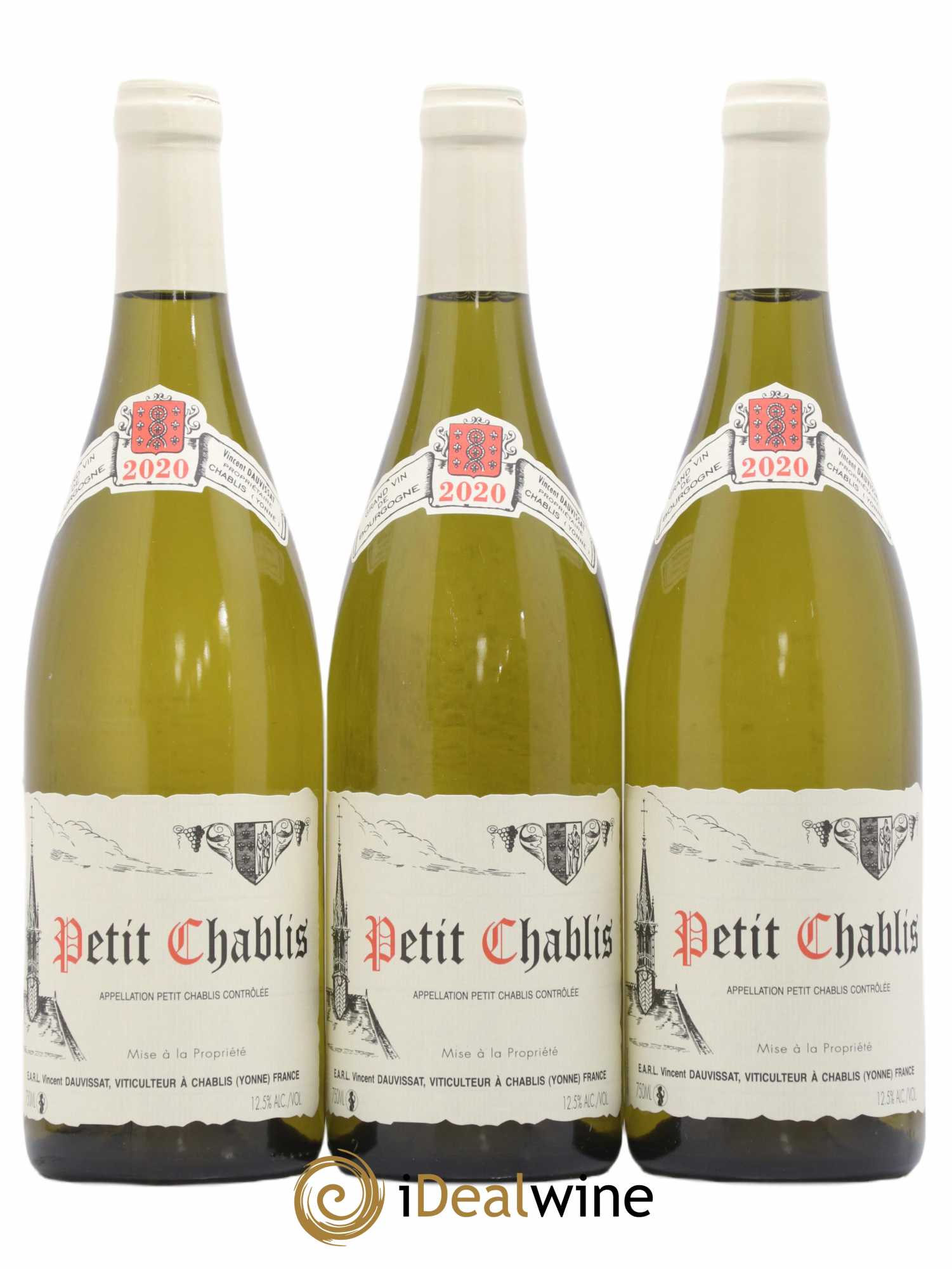 Petit Chablis Vincent Dauvissat (Domaine) 2020 - Lot de 3 bouteilles - 0