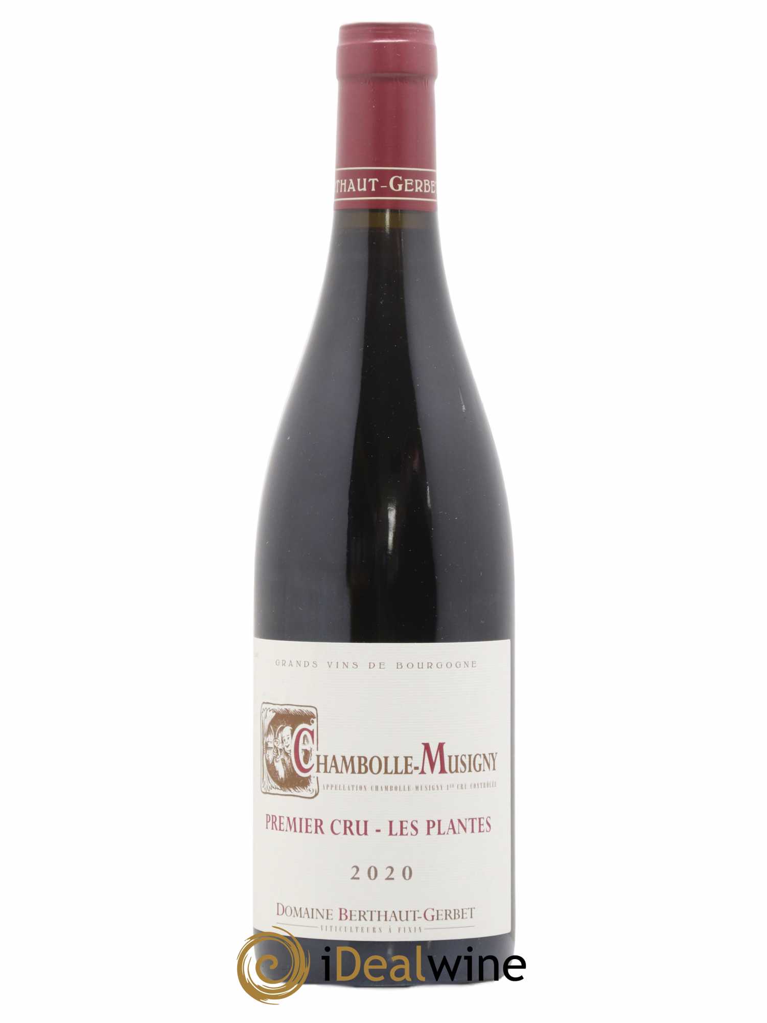 Chambolle-Musigny 1er Cru Les Plantes Berthaut Gerbet (Domaine) 2020 - Lot de 1 bouteille - 0