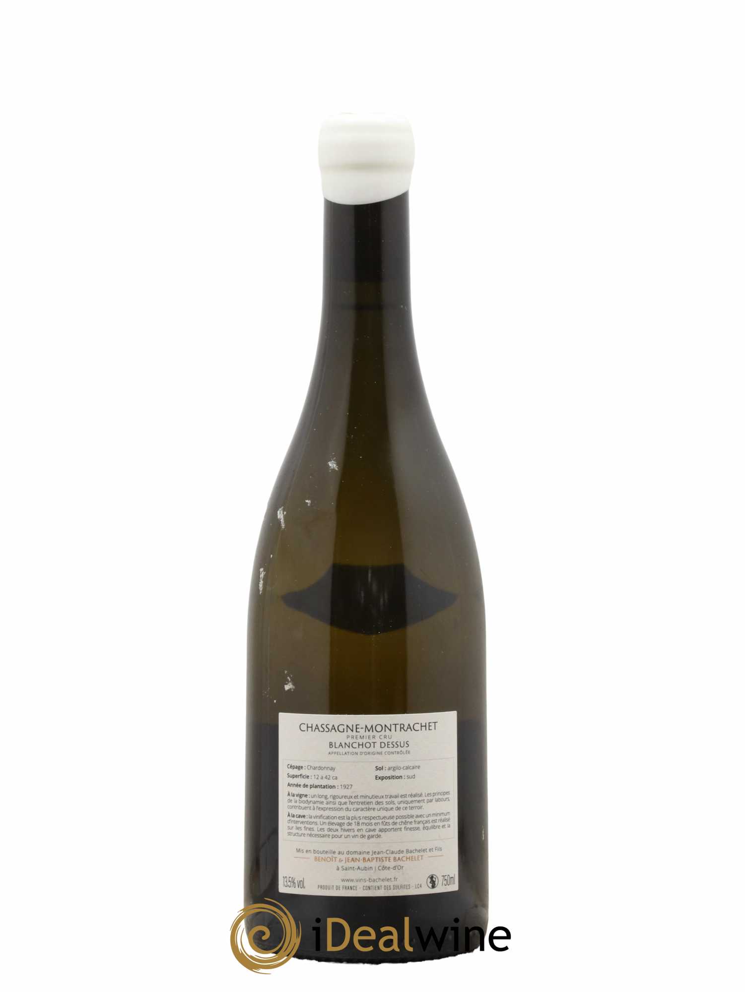 Chassagne-Montrachet 1er Cru Blanchot Dessus Jean-Claude Bachelet (Domaine) 2020 - Lot de 1 bouteille - 1