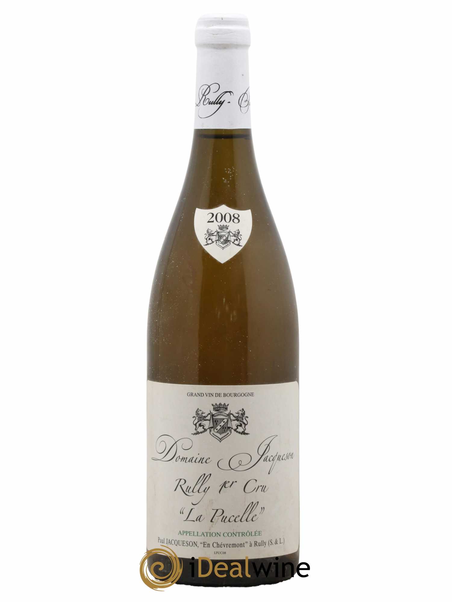 Rully 1er Cru La Pucelle Paul & Marie Jacqueson 2008 - Posten von 1 Flasche - 0