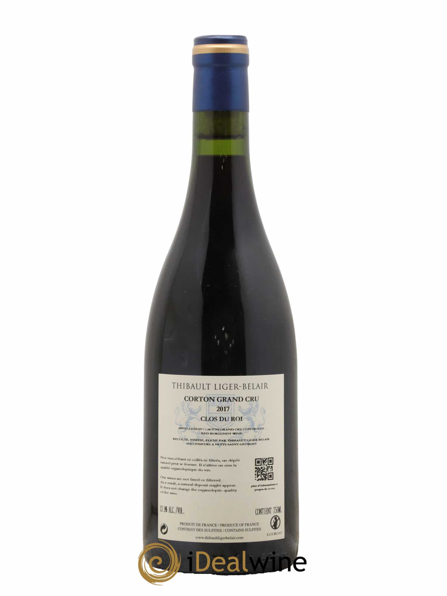 Corton Grand Cru Clos Du Roi Liger Belair 2017 - Lot de 1 bouteille - 1