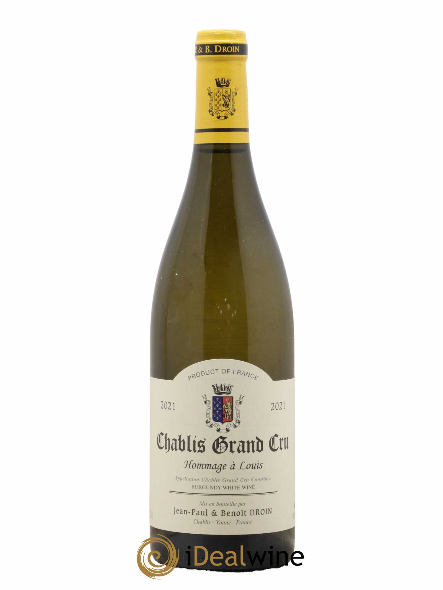 Chablis Grand Cru Hommage à Louis Jean-Paul & Benoît Droin (Domaine) 2021 - Lot de 1 bouteille - 0