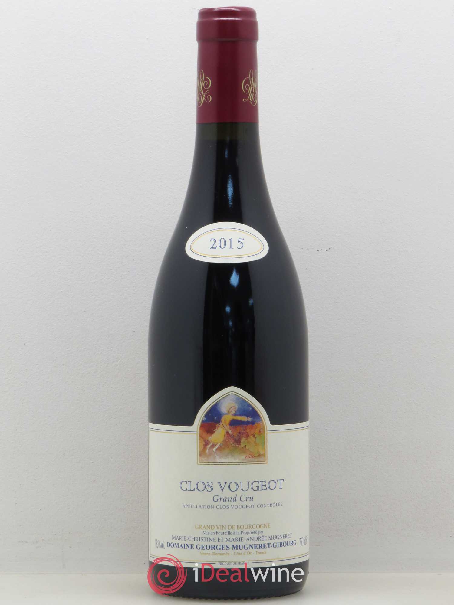 Clos de Vougeot Grand Cru Georges Mugneret-Gibourg (Domaine) 2015 - Lot de 1 bouteille - 0
