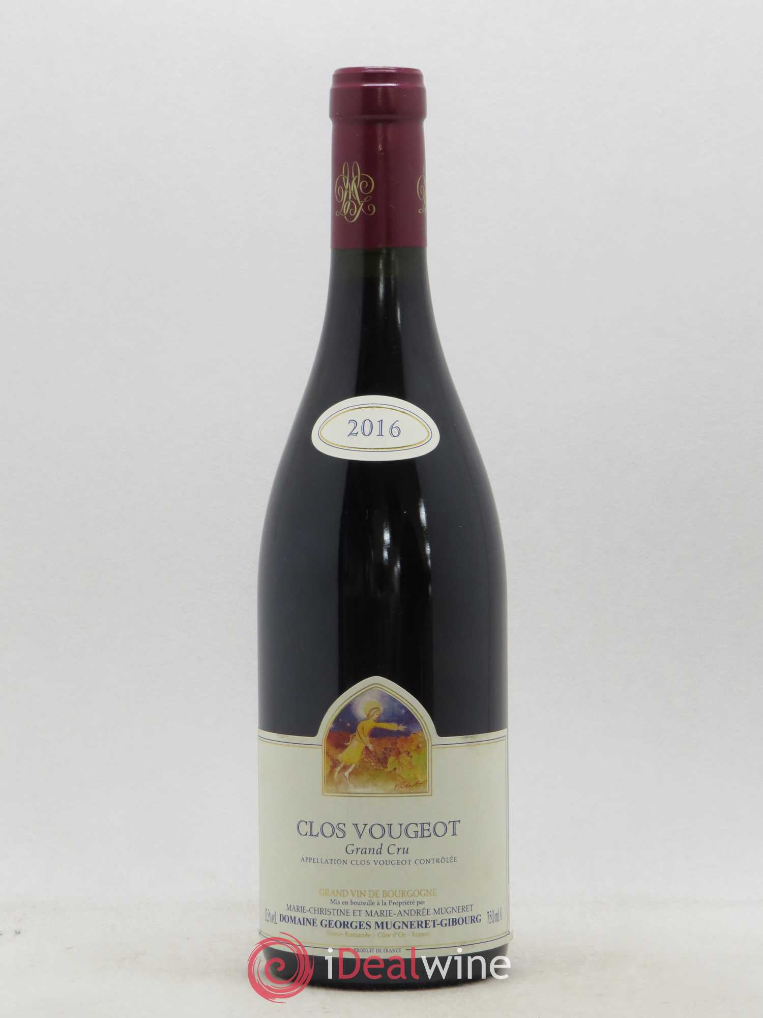 Clos de Vougeot Grand Cru Georges Mugneret-Gibourg (Domaine) 2016 - Lot de 1 bouteille - 0
