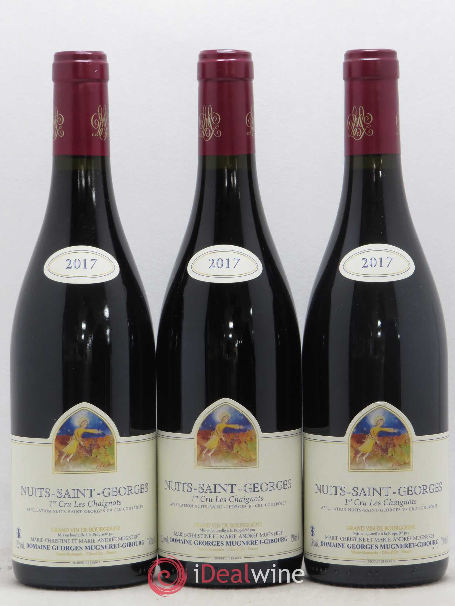 Nuits-Saint-Georges 1er Cru Les Chaignots Mugneret-Gibourg (Domaine) 2017 - Lot de 3 bouteilles - 0