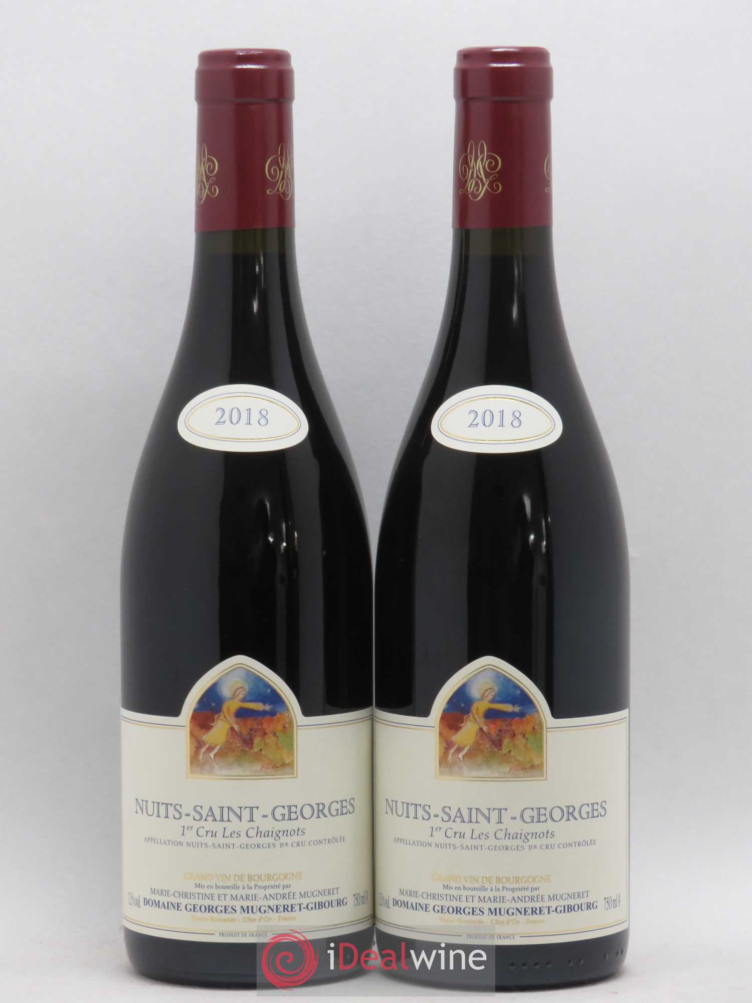 Nuits-Saint-Georges 1er Cru Les Chaignots Mugneret-Gibourg (Domaine) 2018 - Lot de 2 bouteilles - 0