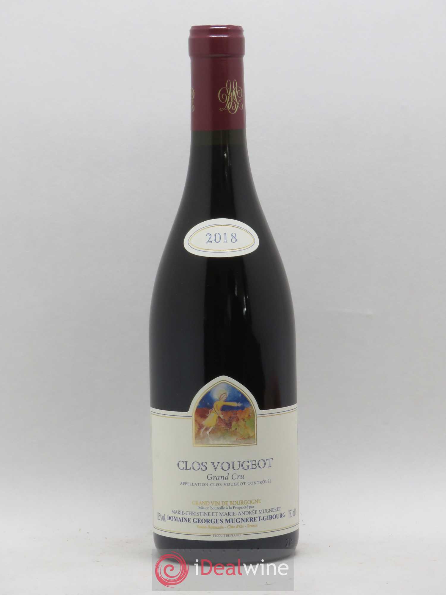 Clos de Vougeot Grand Cru Georges Mugneret-Gibourg (Domaine) 2018 - Lot de 1 bouteille - 0