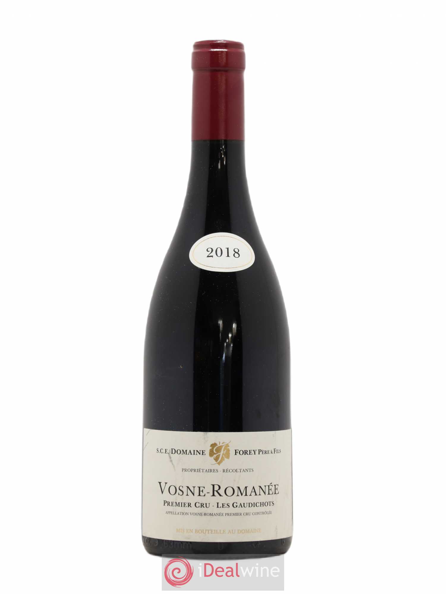 Vosne-Romanée 1er Cru Les Gaudichots Forey Père et Fils (Domaine) 2018 - Lot de 1 bouteille - 0