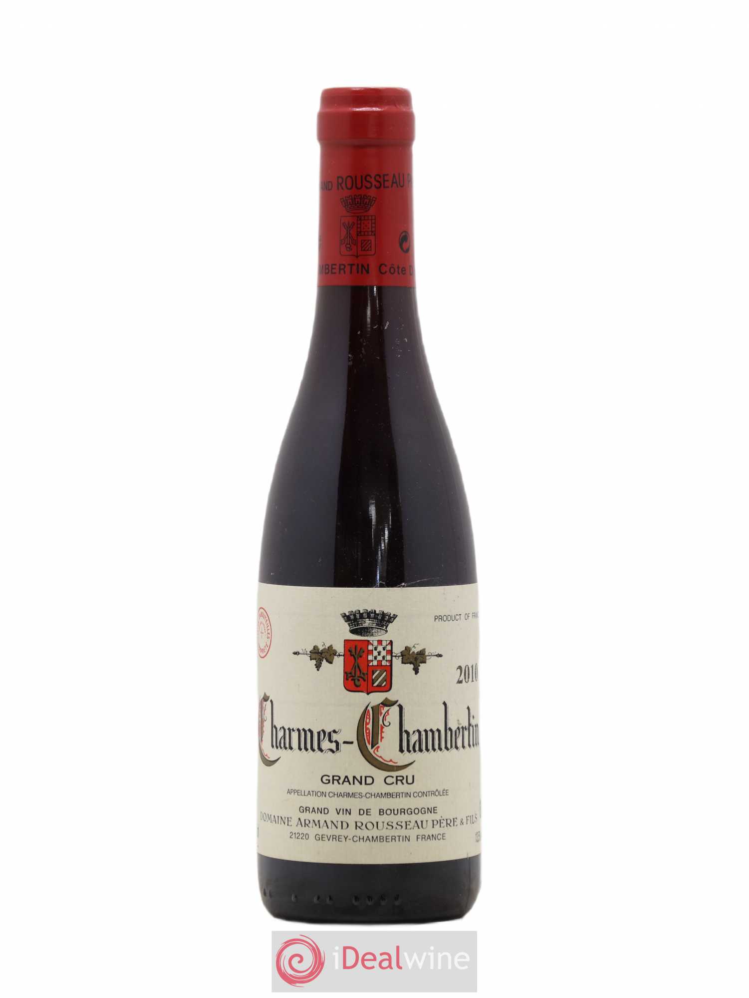 Charmes-Chambertin Grand Cru Armand Rousseau (Domaine) 2010 - Lot de 1 demi bouteille - 0