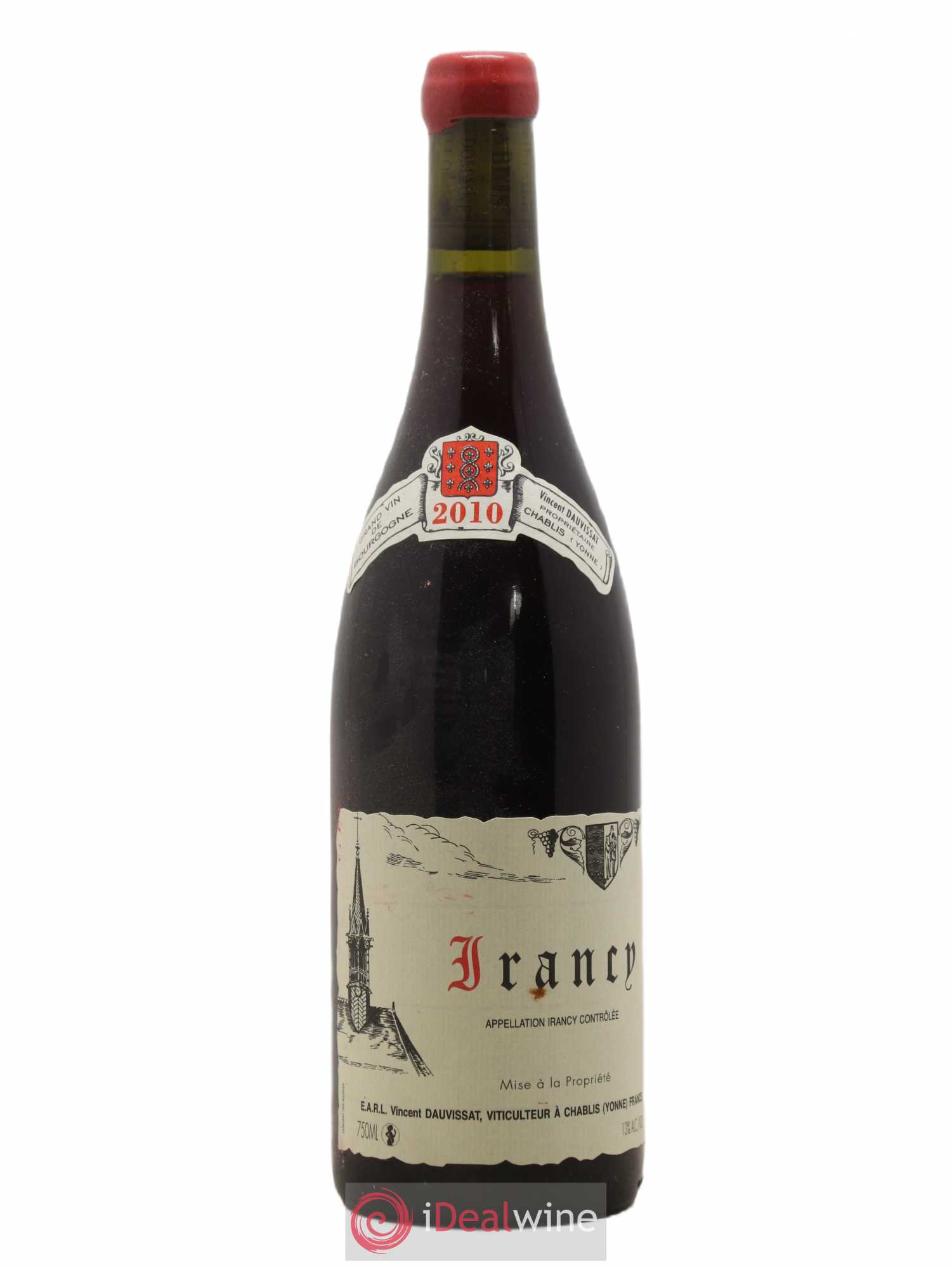Irancy Vincent Dauvissat (Domaine) 2010 - Lot de 1 bouteille - 0