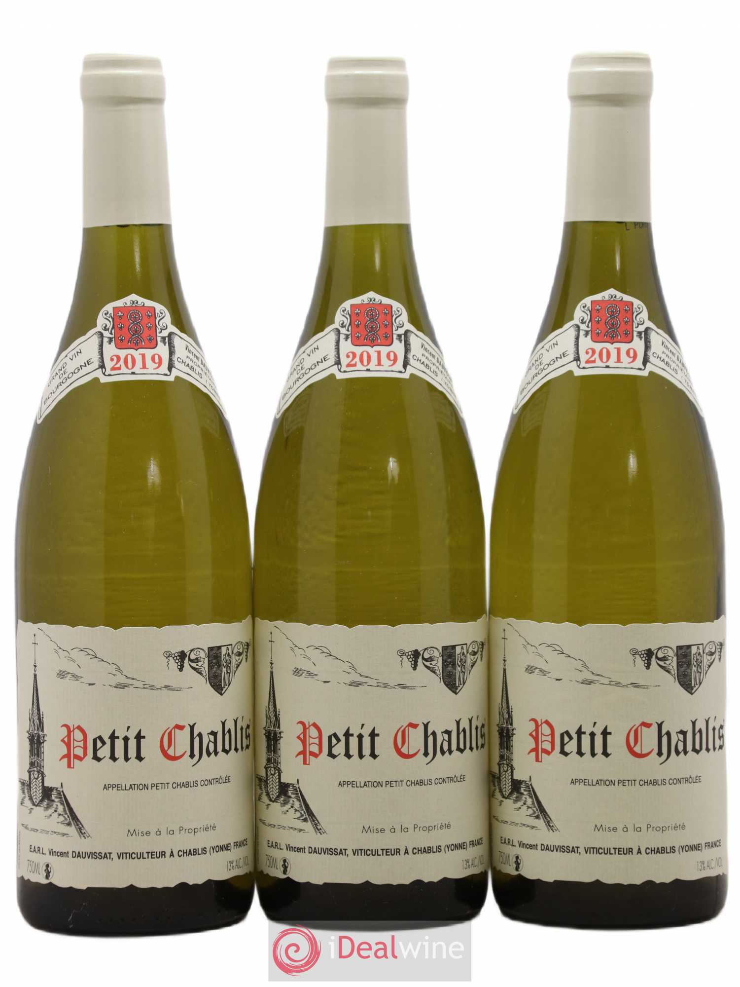 Petit Chablis Vincent Dauvissat (Domaine) 2019 - Lot de 3 bouteilles - 0