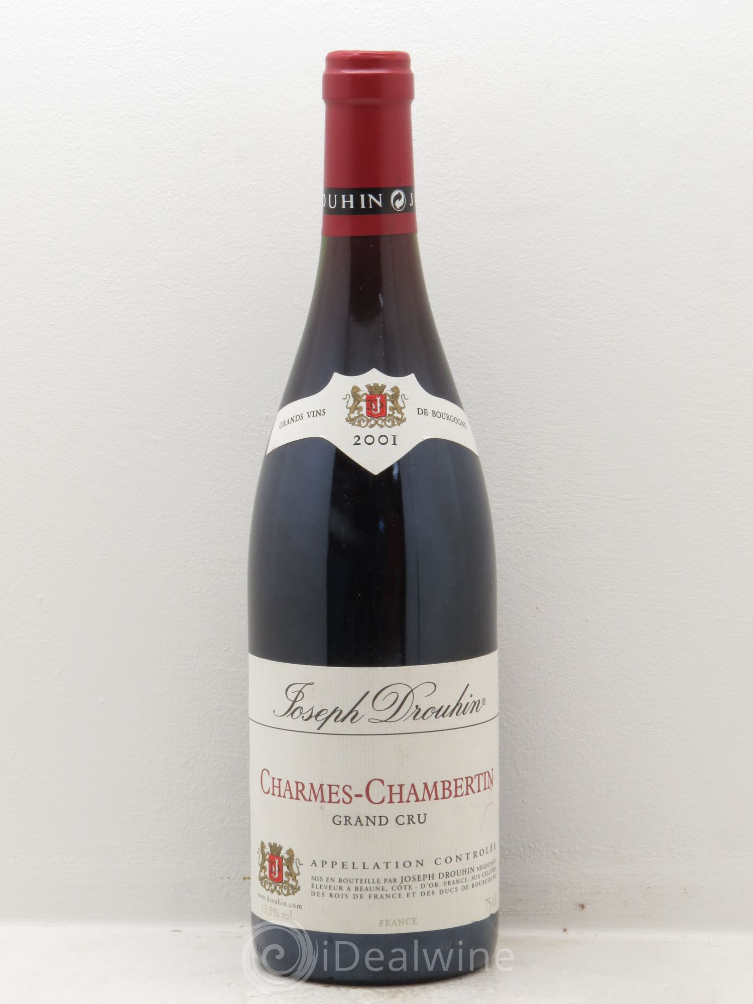 Charmes-Chambertin Grand Cru Joseph Drouhin 2001 - Lot de 1 bouteille - 0