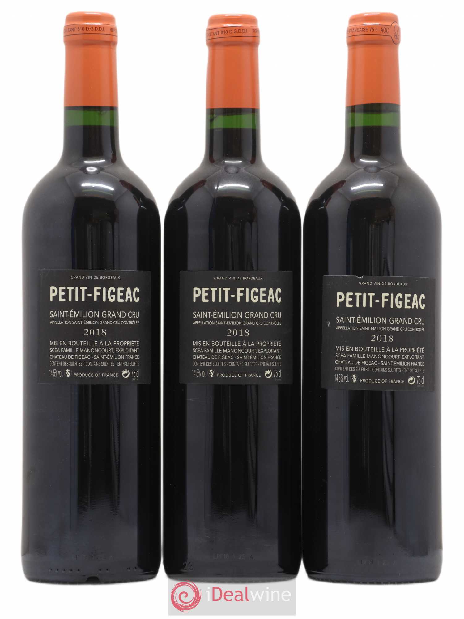 Petit Figeac 2018 - Posten von 3 Flaschen - 1
