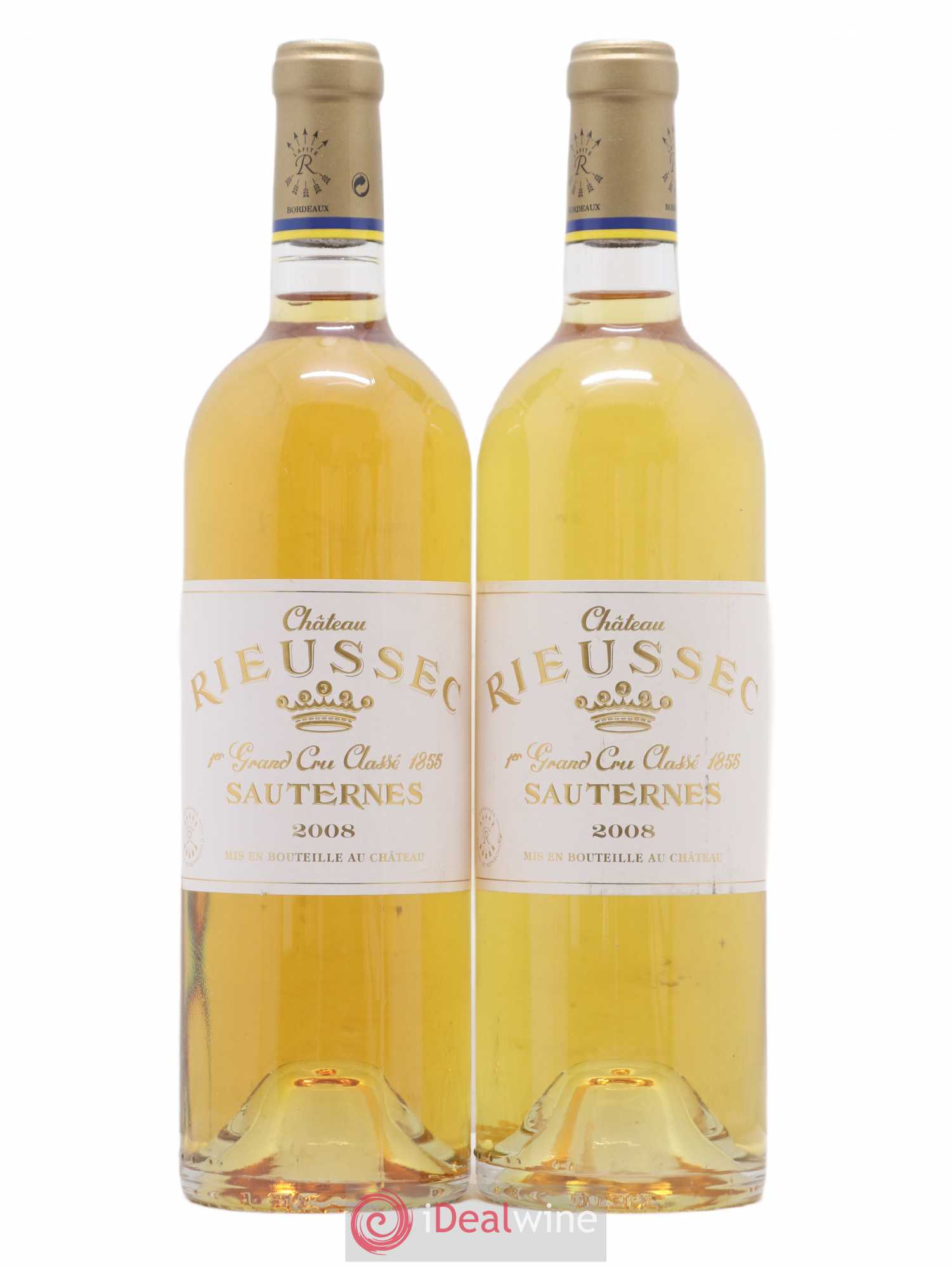 Château Rieussec 1er Grand Cru Classé 2008 - Lotto di 2 bottiglie - 0