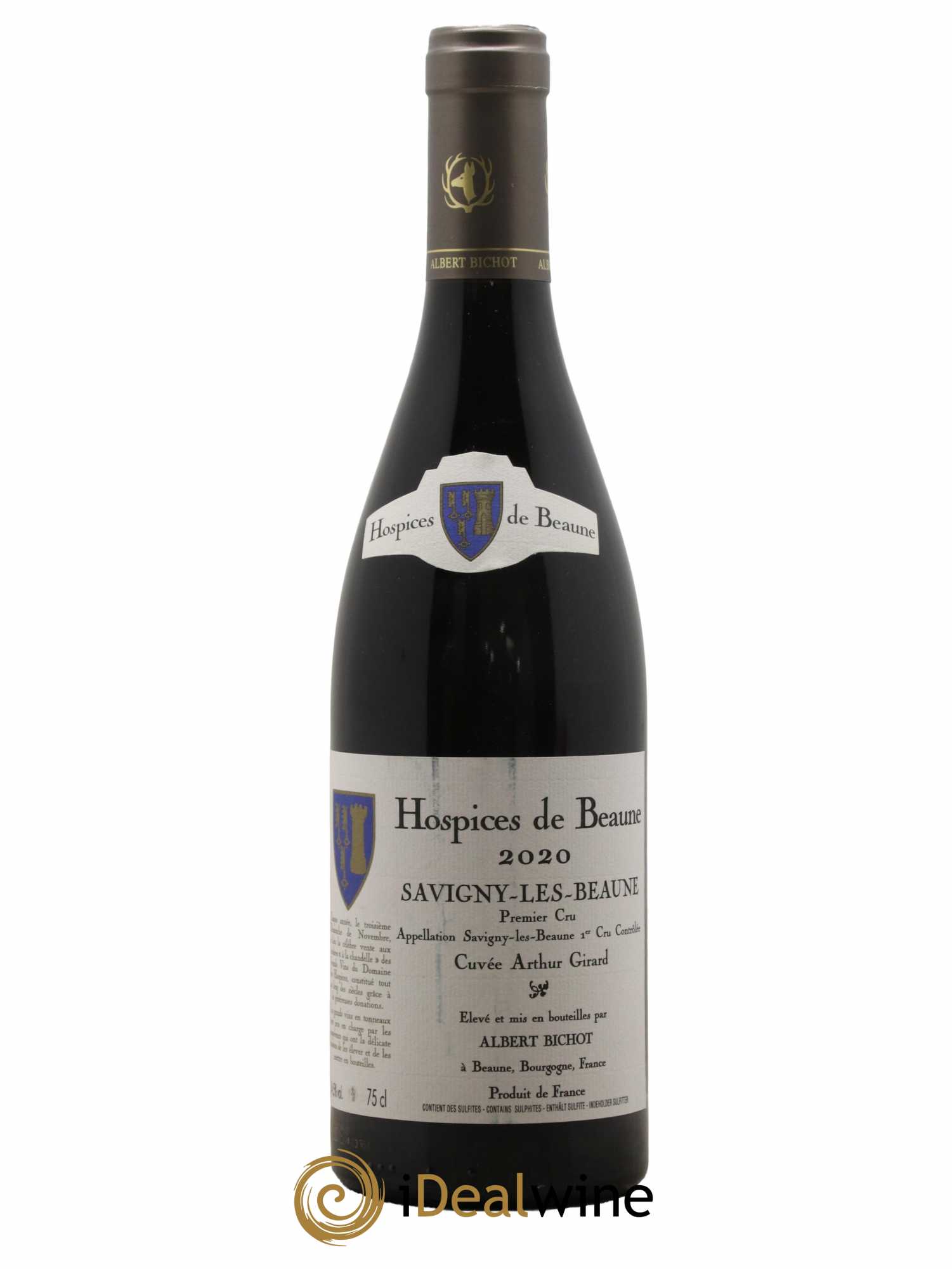 Savigny-lès-Beaune 1er Cru Cuvée Arthur Girard Albert Bichot Domaine des Hospices de Beaune 2020 - Lot de 1 bouteille - 0