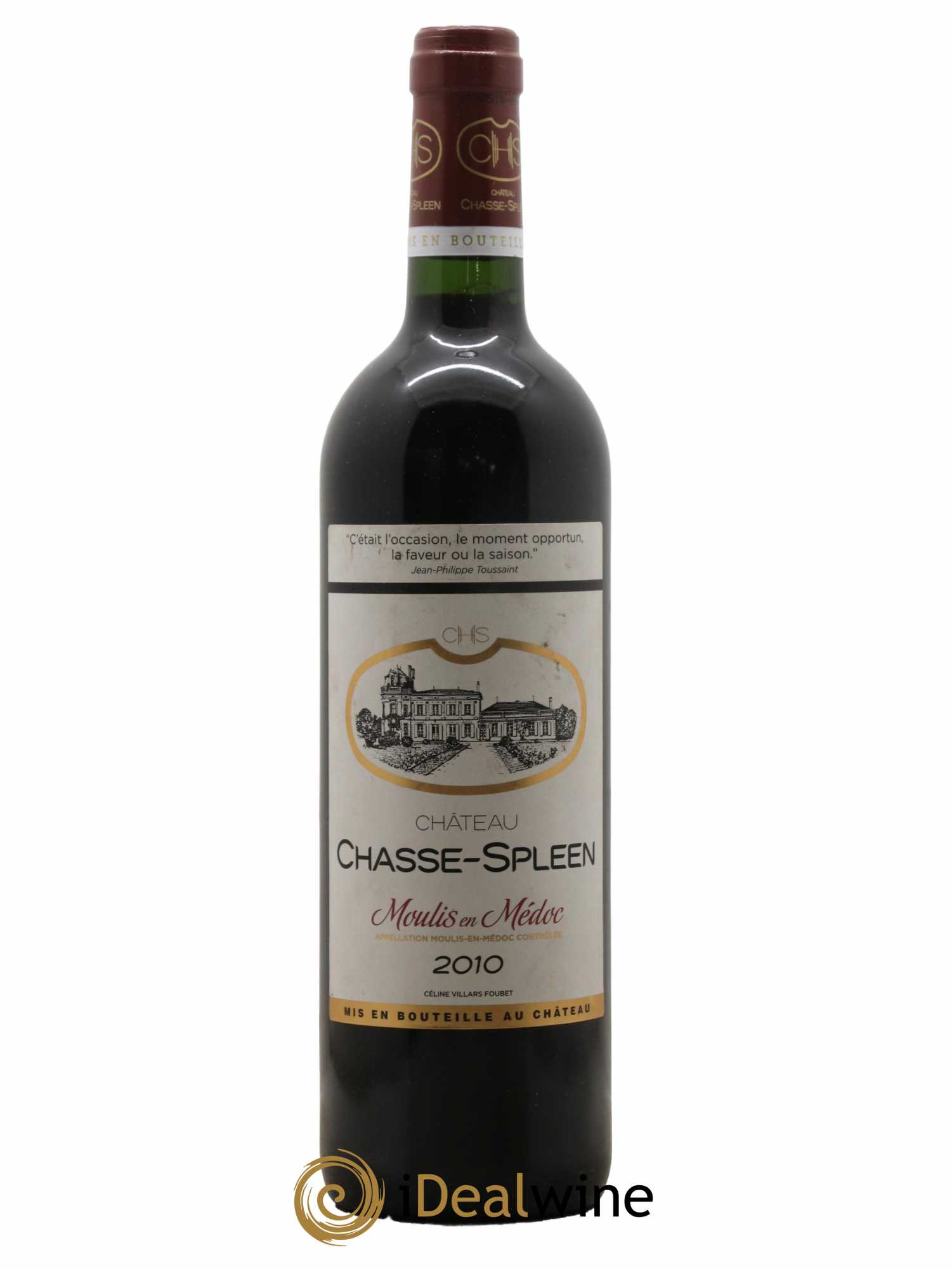 Château Chasse Spleen 2010 - Lot de 1 bouteille - 0