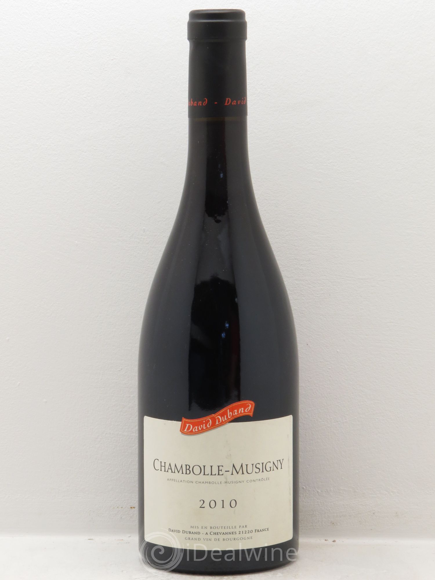 Chambolle-Musigny David Duband (Domaine) 2010 - Lot de 1 bouteille - 0