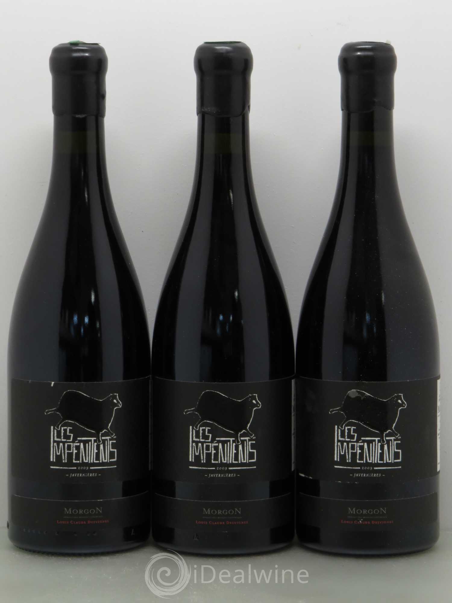 Morgon Javernières Les Impénitents Louis-Claude Desvignes 2009 - Lot de 3 bouteilles - 0