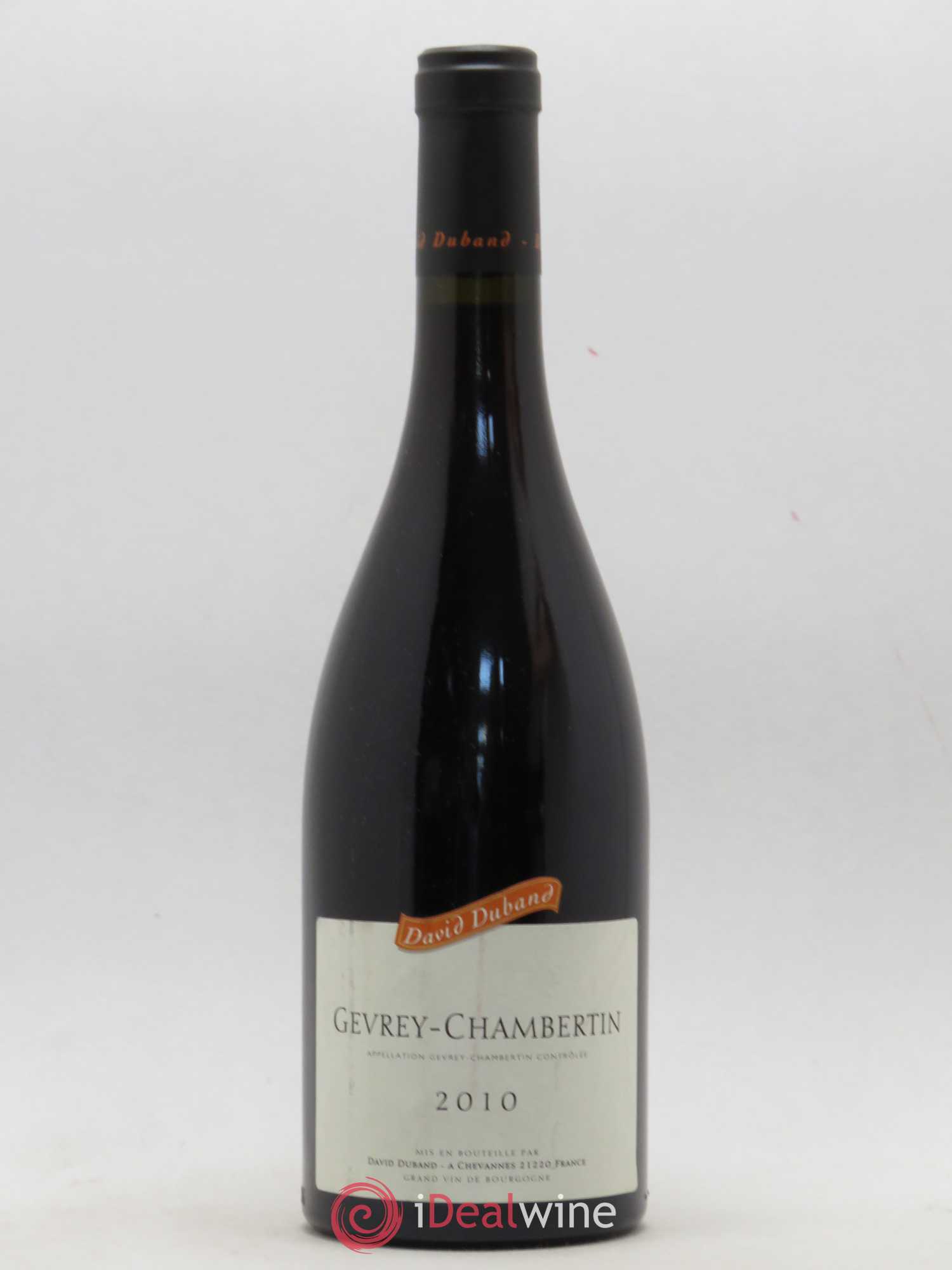 Gevrey-Chambertin David Duband (Domaine) 2010 - Lot de 1 bouteille - 0