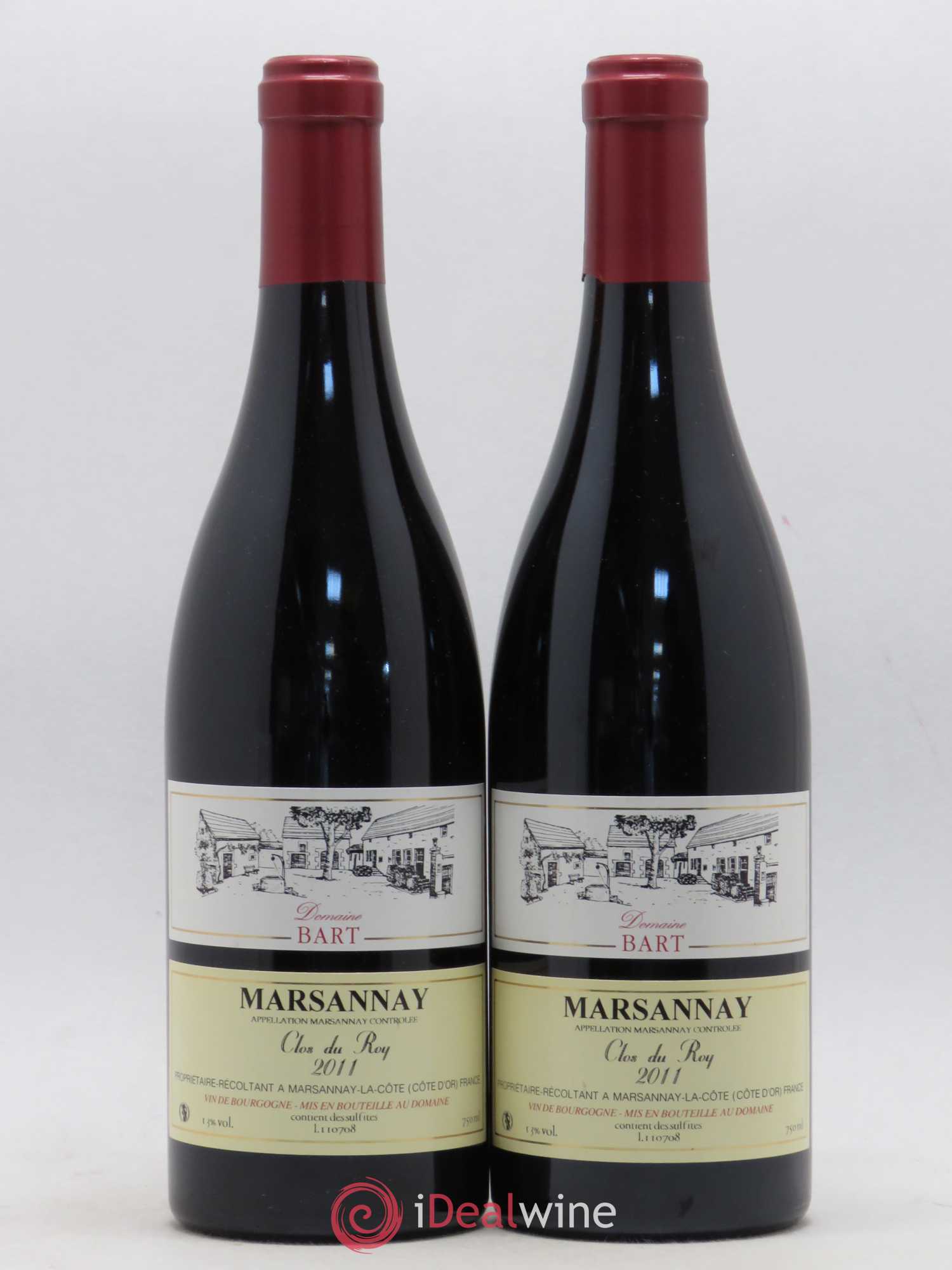 Marsannay Le Clos du Roy Domaine Bart 2011 - Posten von 2 Flaschen - 0