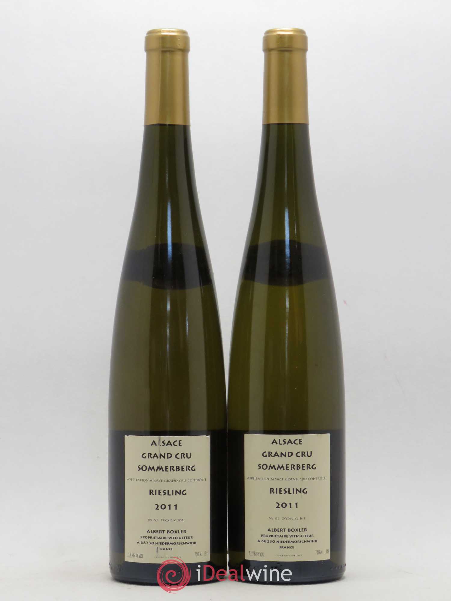 Riesling Grand Cru Sommerberg Albert Boxler 2011 - Posten von 2 Flaschen - 1