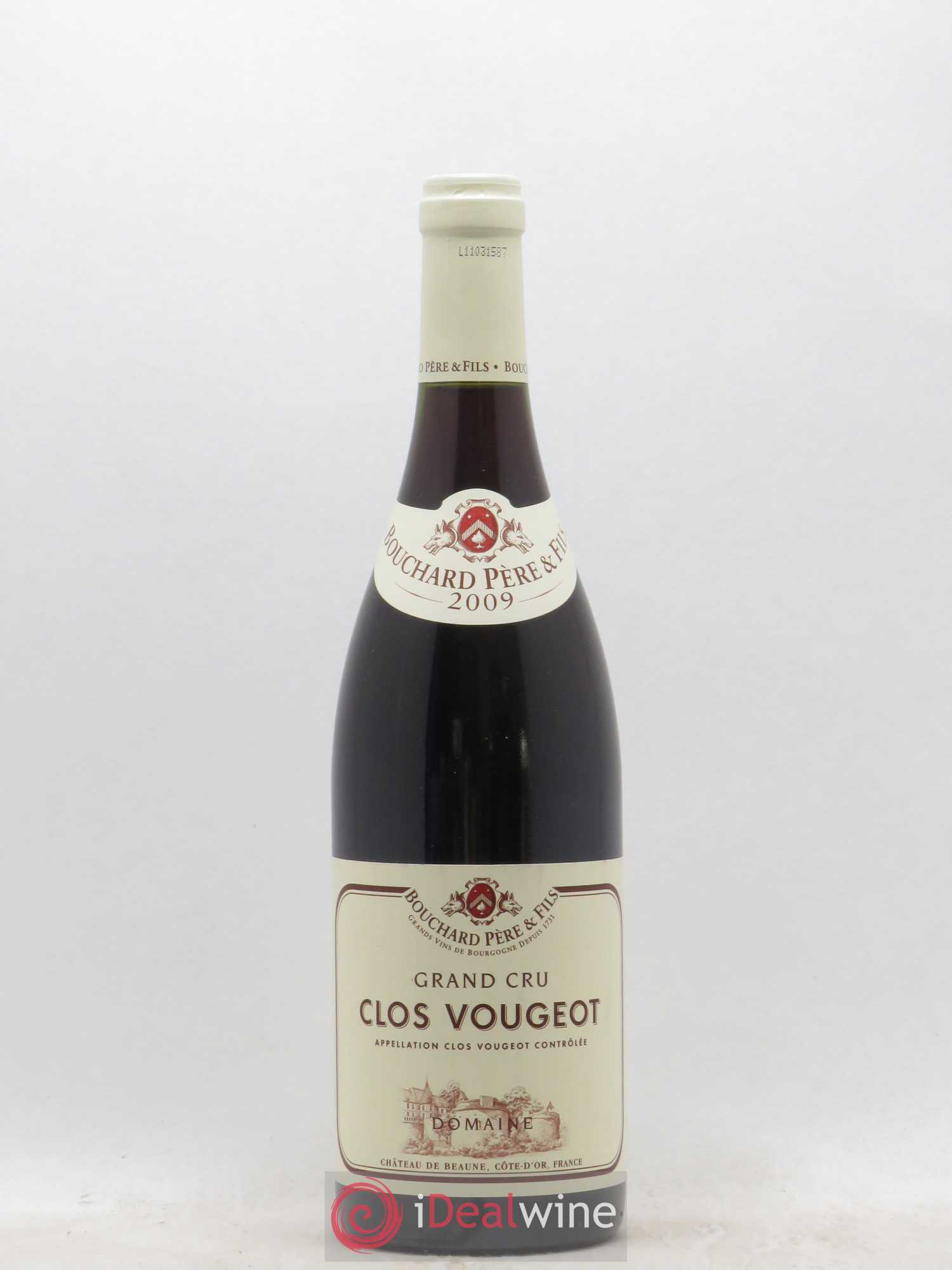 Clos de Vougeot Grand Cru Bouchard Père & Fils 2009 - Lot de 1 bouteille - 0