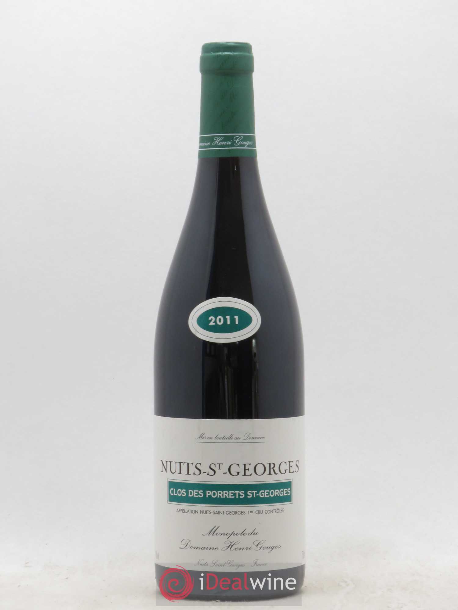 Nuits-Saint-Georges 1er Cru Clos des Porrets St Georges Henri Gouges 2011 - Posten von 1 Flasche - 0
